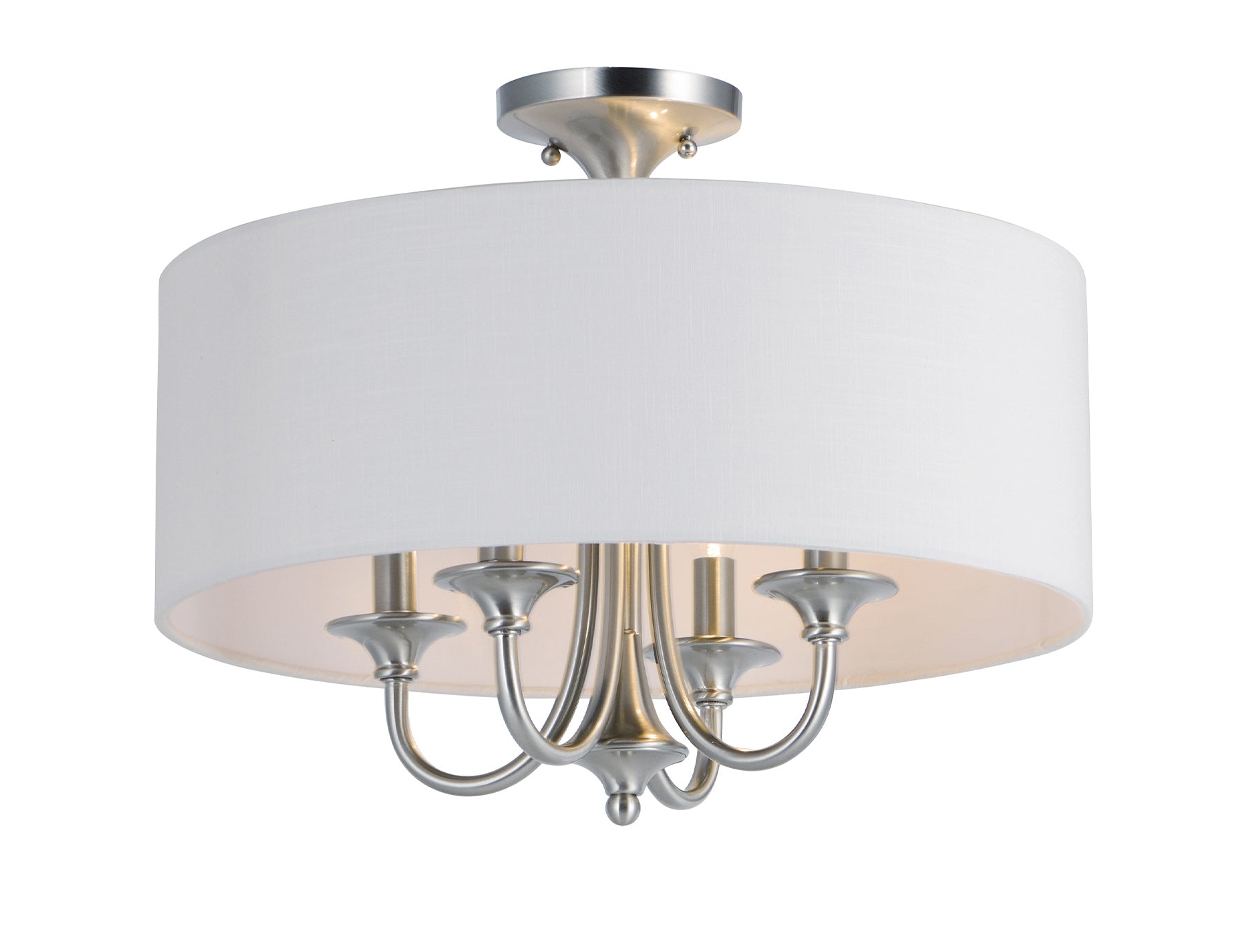 Bongo 4-Light Pendant/Semi-Flush Mount Satin Nickel by Maxim Lighting