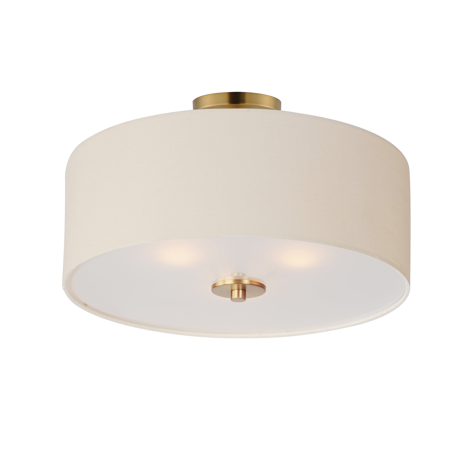 Bongo 3-Light Pendant/Semi-Flush Mount Natural Aged Brass by Maxim Lighting