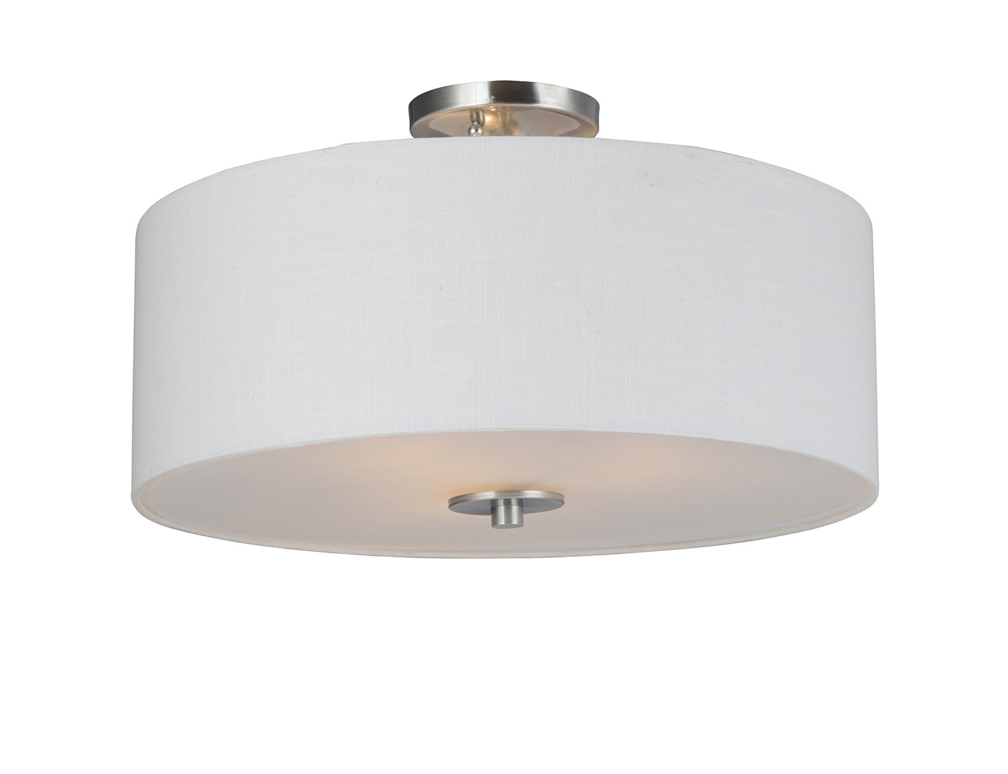 Bongo 3-Light Pendant/Semi-Flush Mount Satin Nickel by Maxim Lighting