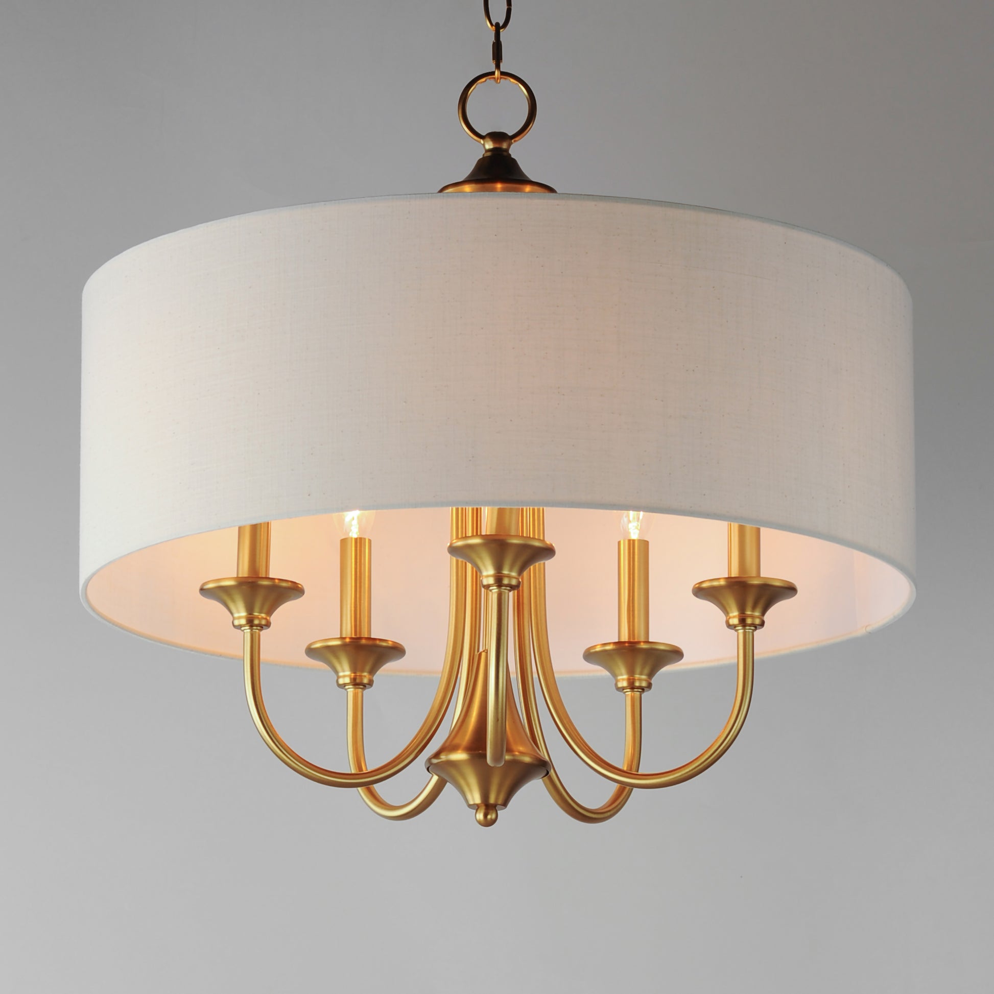 Bongo 5-Light Pendant Natural Aged Brass by Maxim Lighting