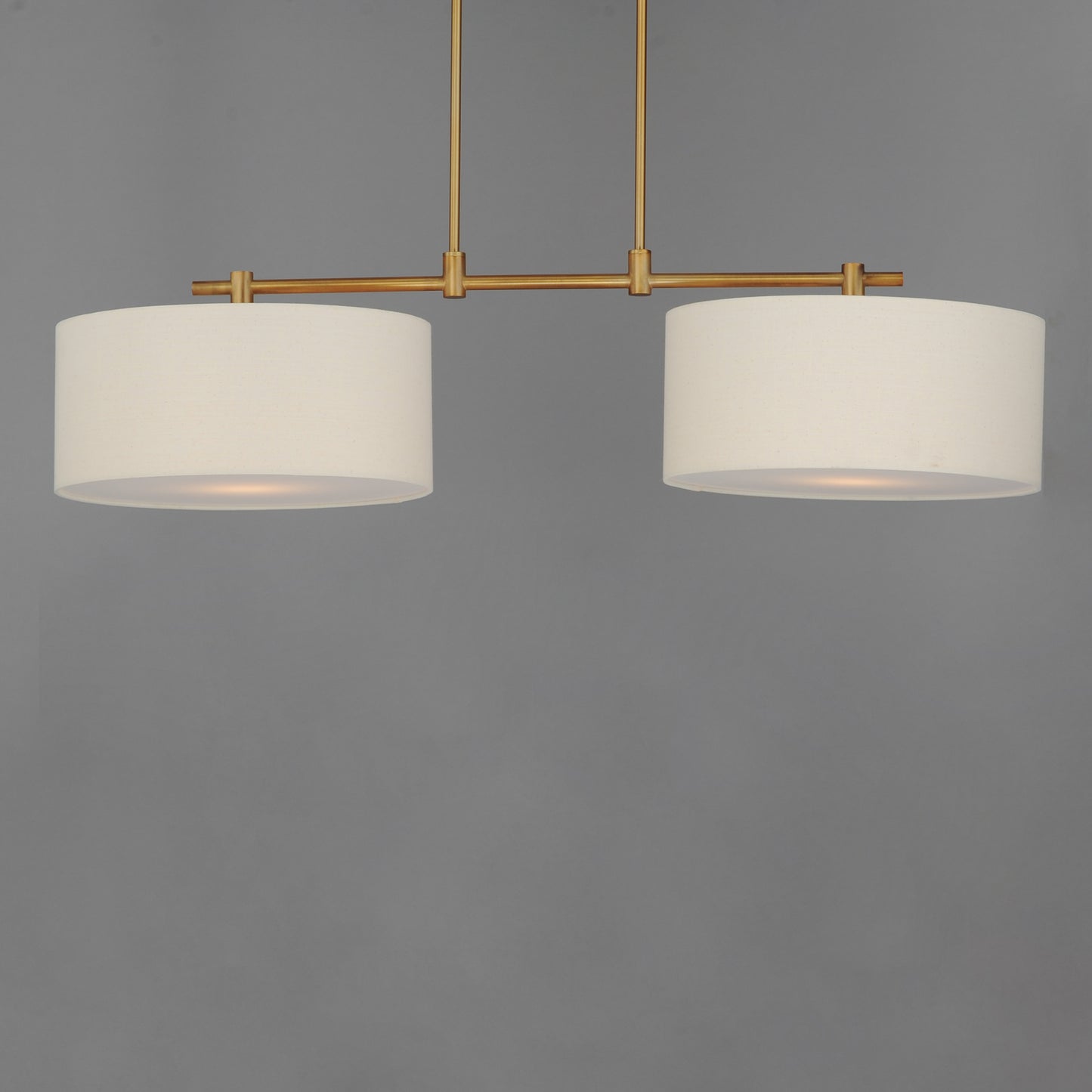 Bongo 2-Light Pendant Natural Aged Brass by Maxim Lighting