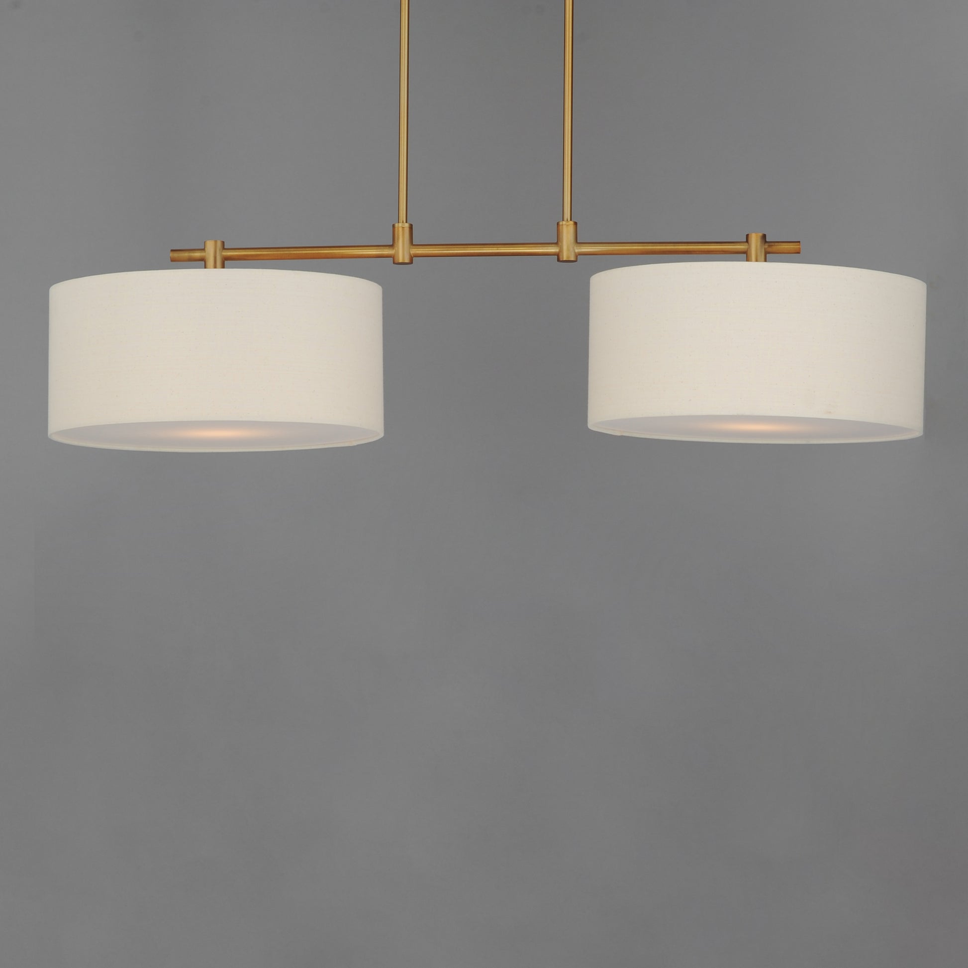 Bongo 2-Light Pendant Natural Aged Brass by Maxim Lighting