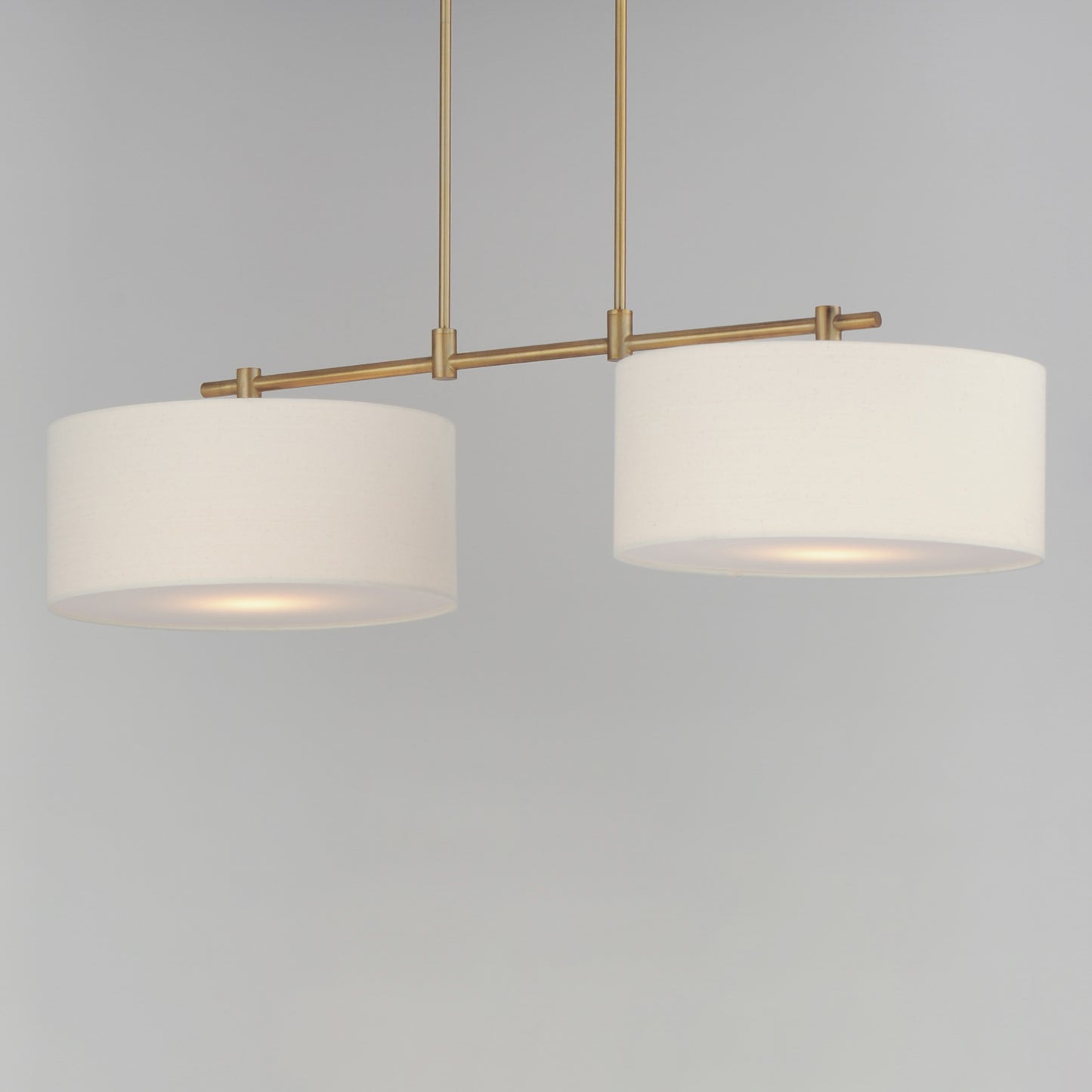 Bongo 2-Light Pendant Natural Aged Brass by Maxim Lighting