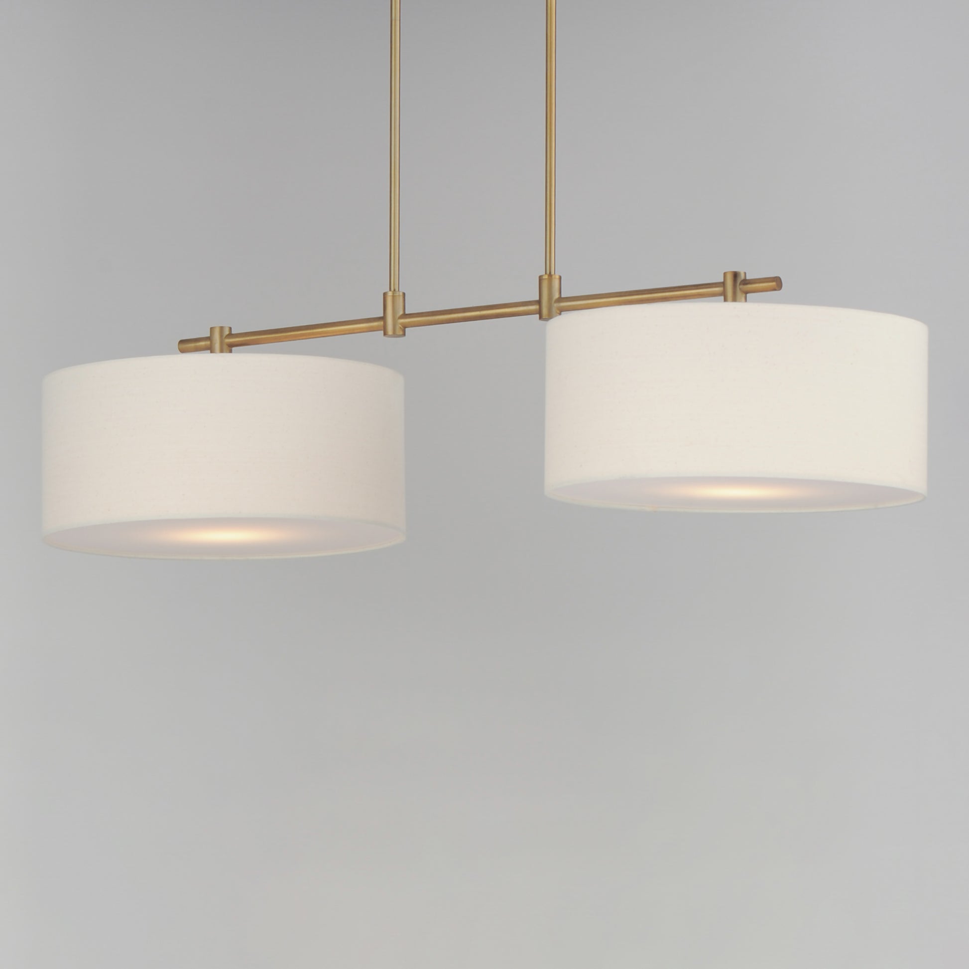 Bongo 2-Light Pendant Natural Aged Brass by Maxim Lighting