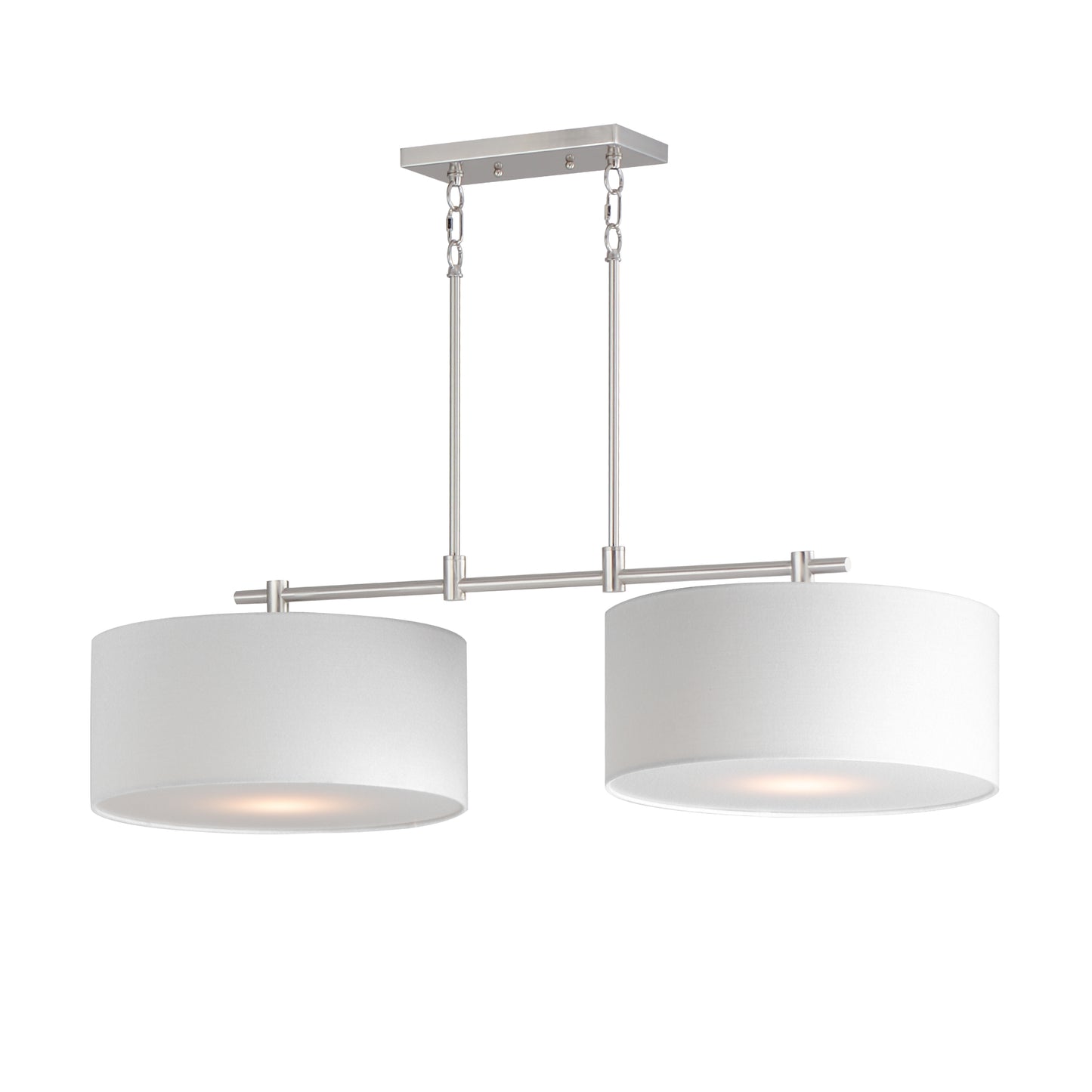 Bongo 2-Light Pendant Satin Nickel by Maxim Lighting