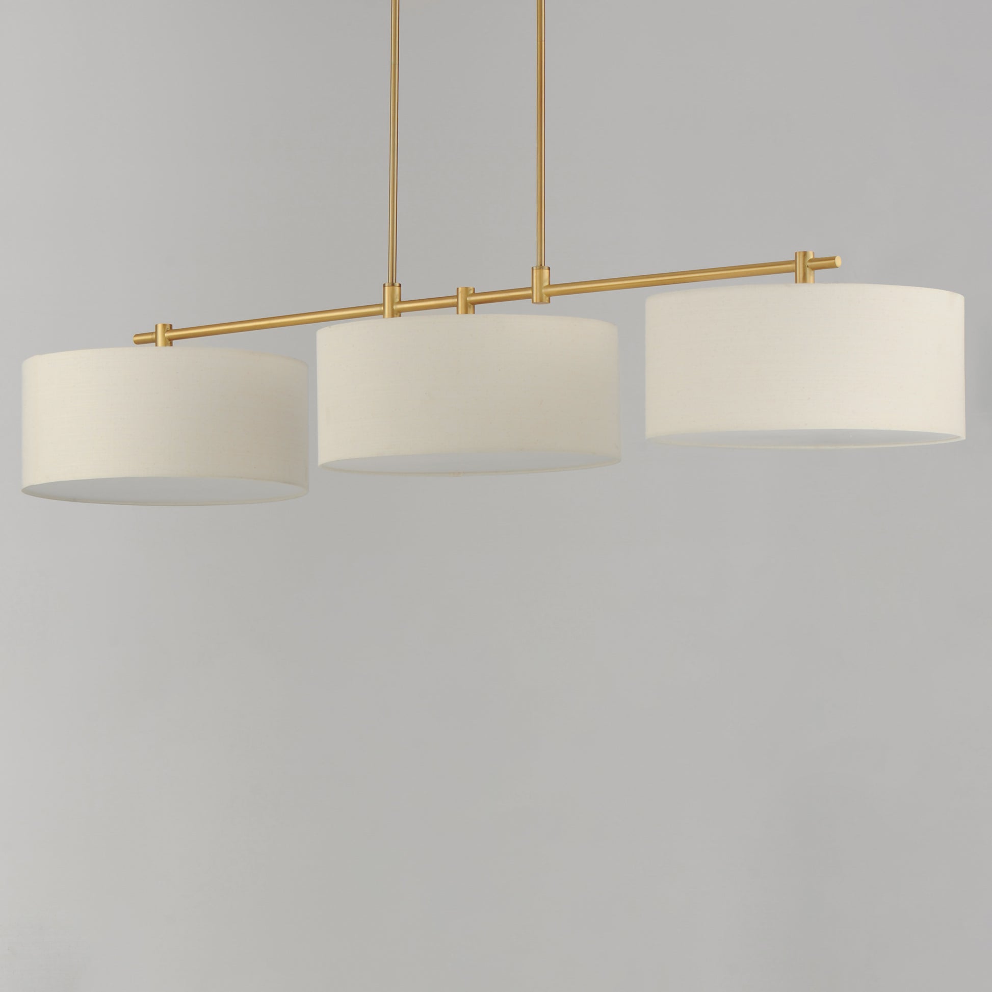 Bongo 3-Light Pendant Natural Aged Brass by Maxim Lighting