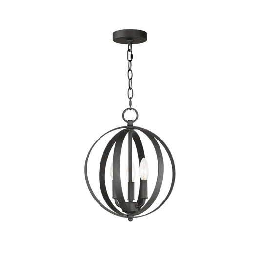 Provident 3-Light Chandelier Black by Maxim Lighting