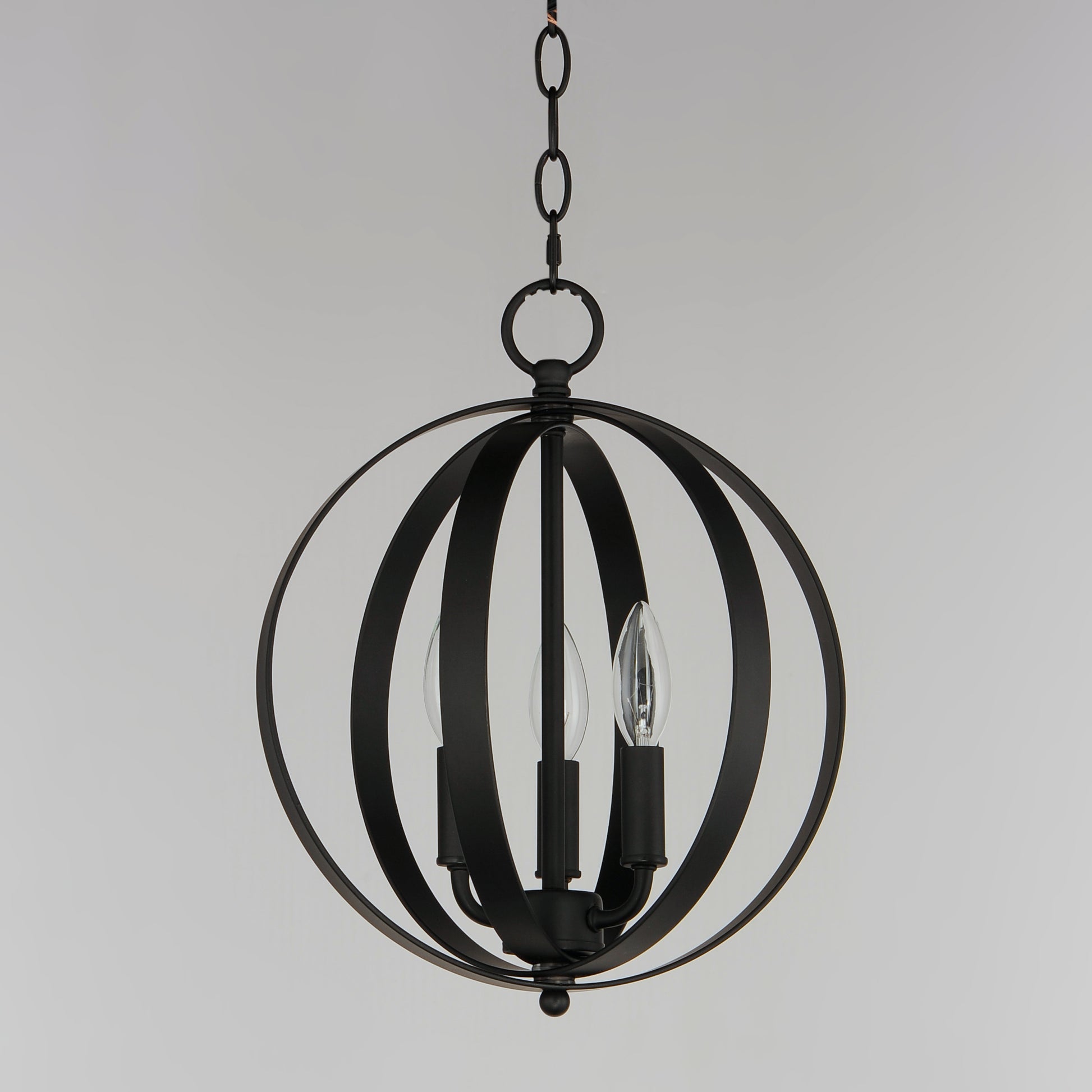 Provident 3-Light Chandelier Black by Maxim Lighting
