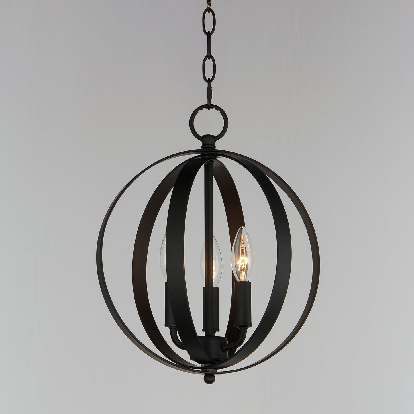 Provident 3-Light Chandelier Black by Maxim Lighting