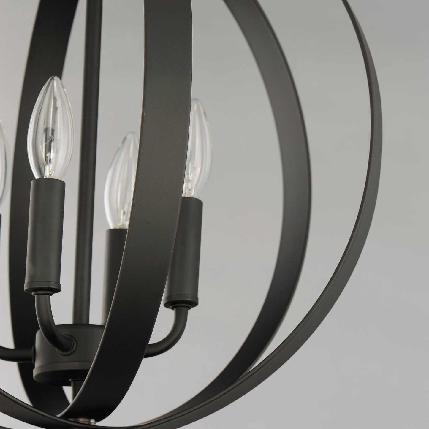 Provident 4-Light Chandelier Black by Maxim Lighting