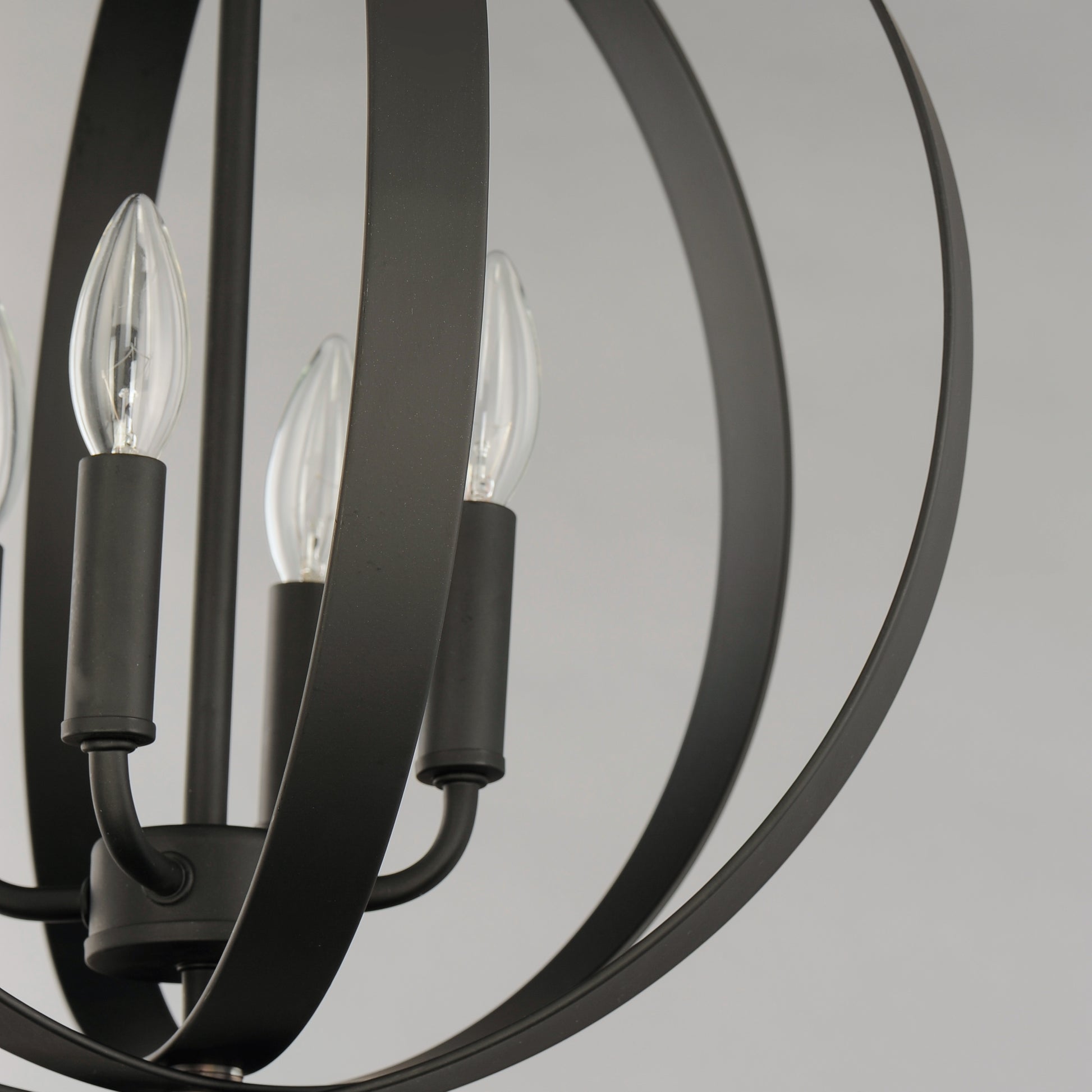 Provident 4-Light Chandelier Black by Maxim Lighting