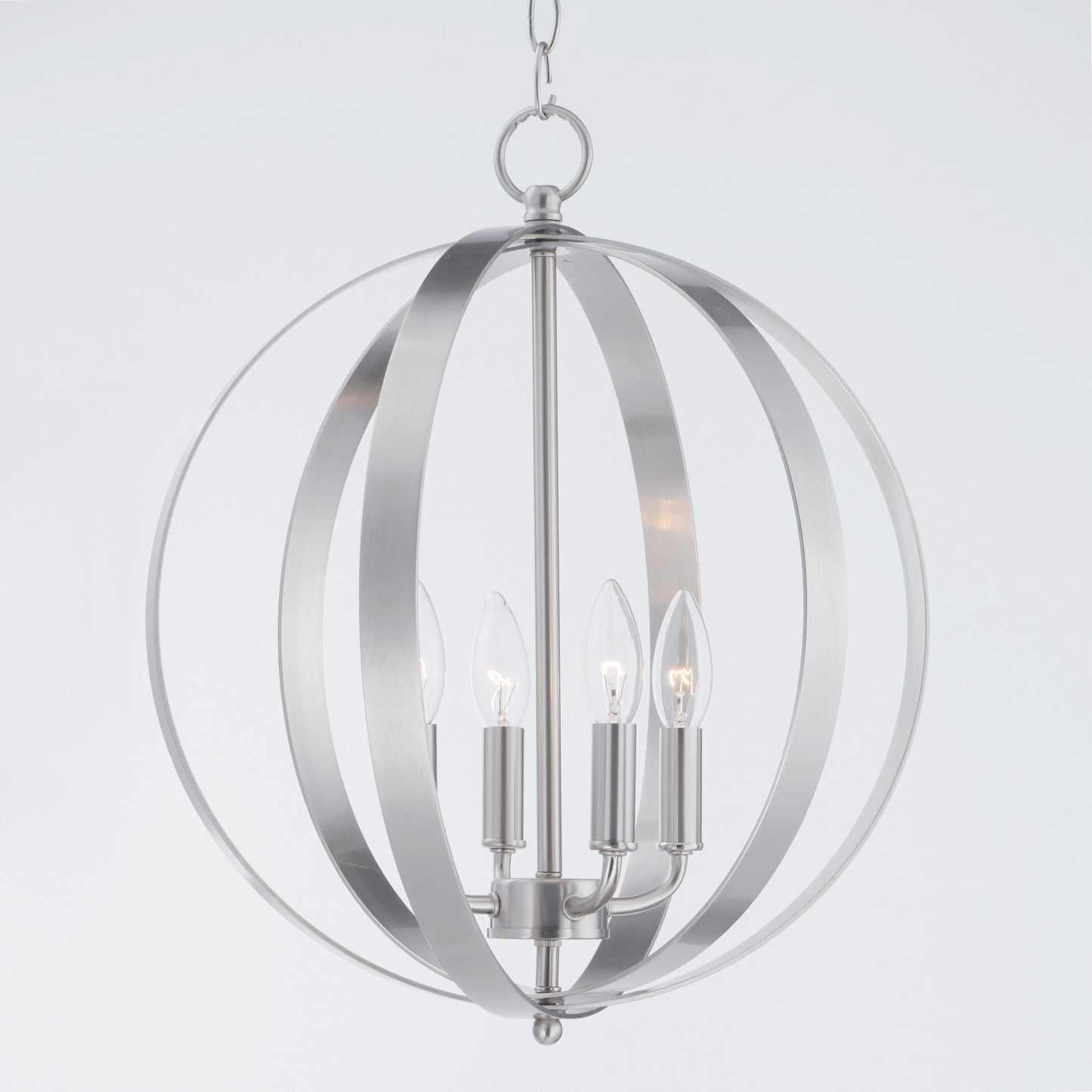Provident 4-Light Chandelier Satin Nickel by Maxim Lighting