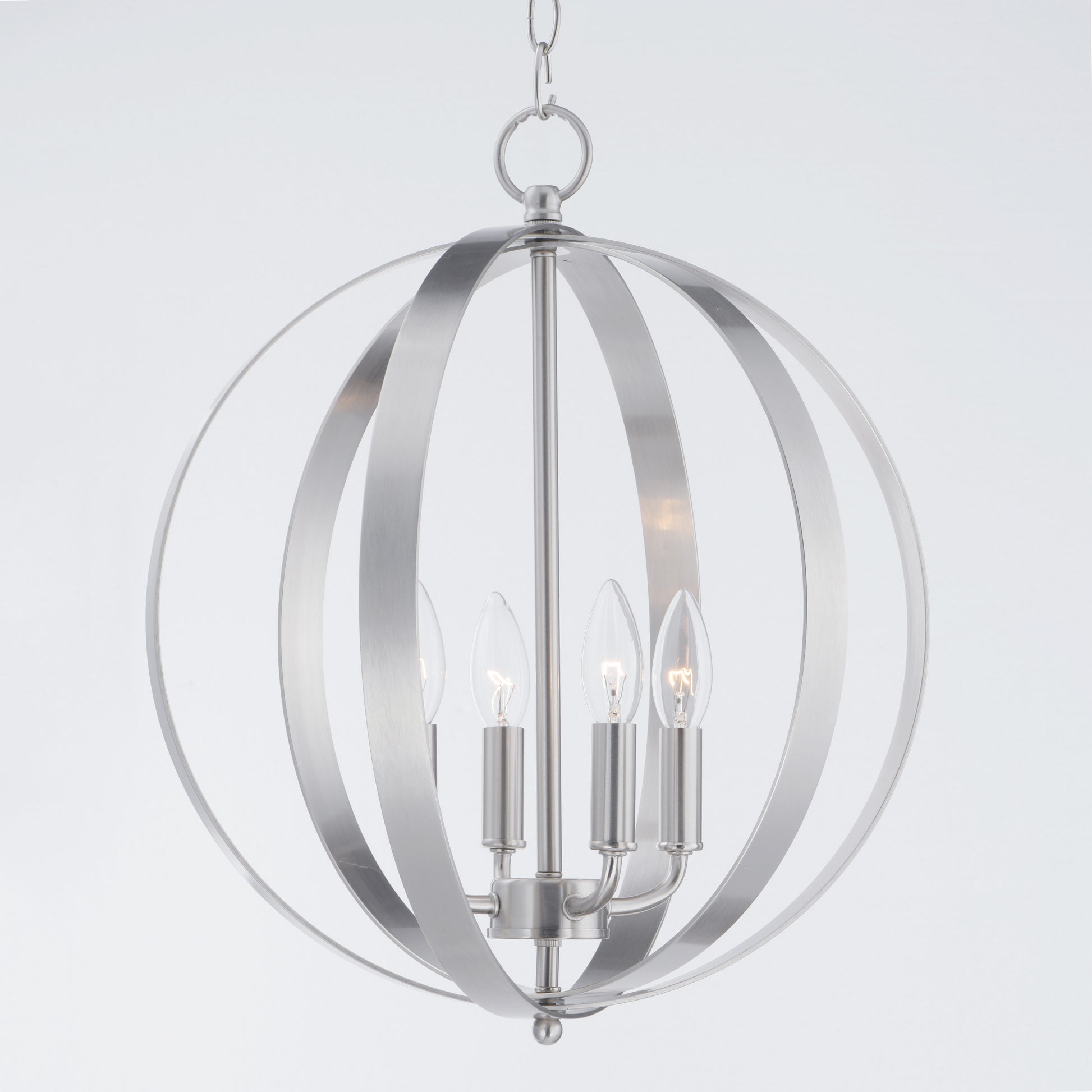Provident 4-Light Chandelier Satin Nickel by Maxim Lighting