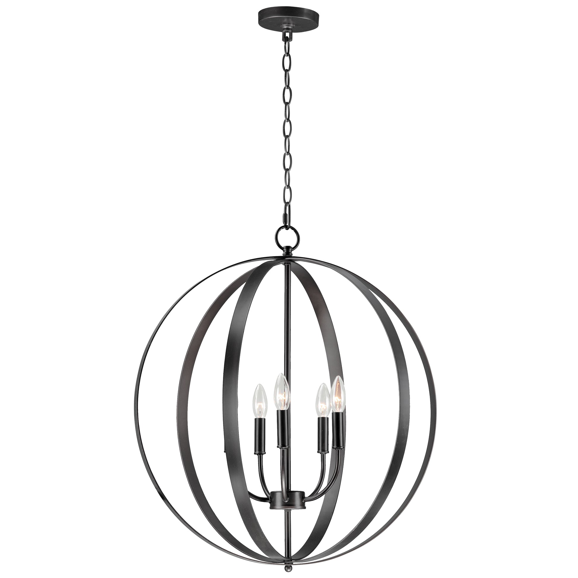 Provident 5-Light Chandelier Black by Maxim Lighting