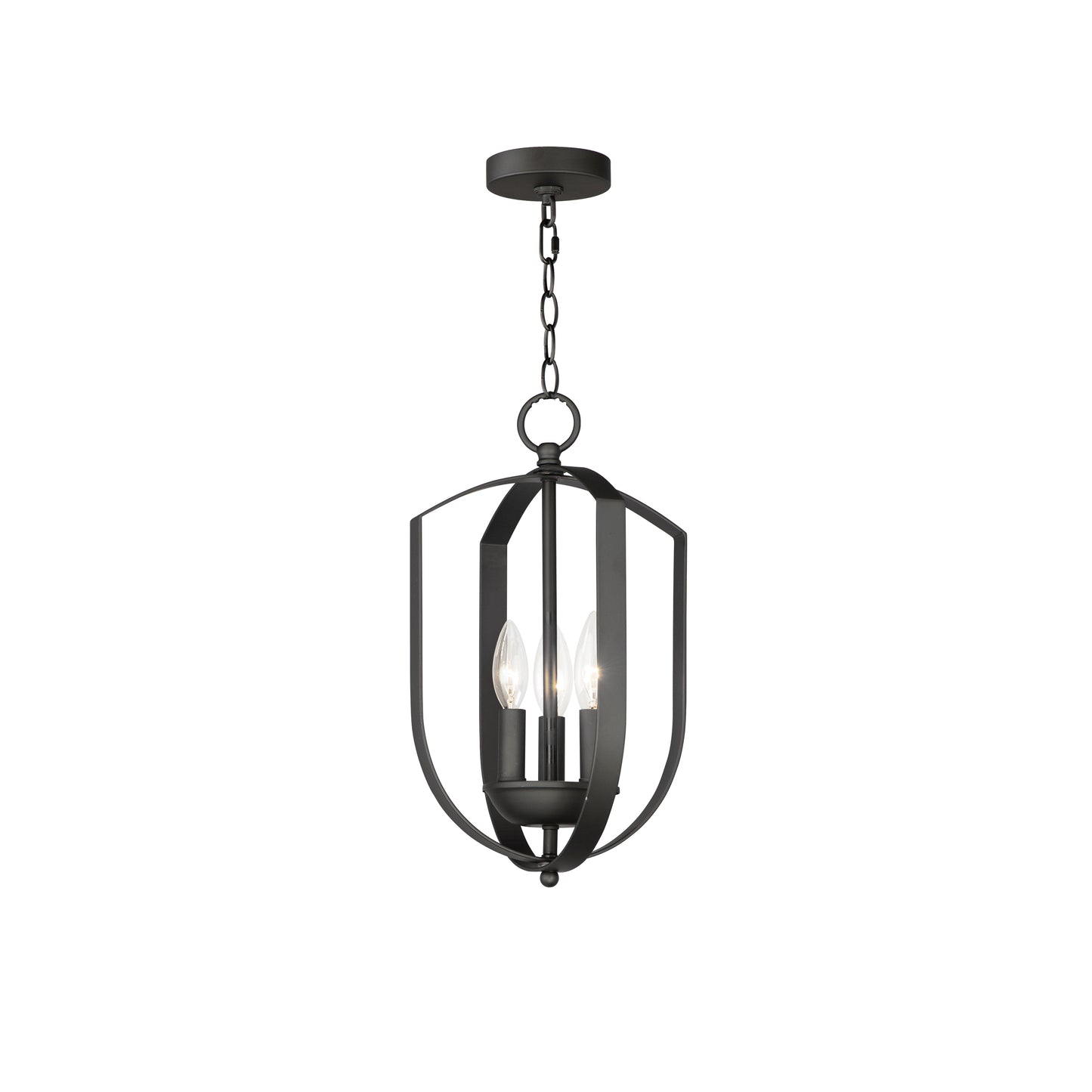 Provident 3-Light Chandelier Black by Maxim Lighting