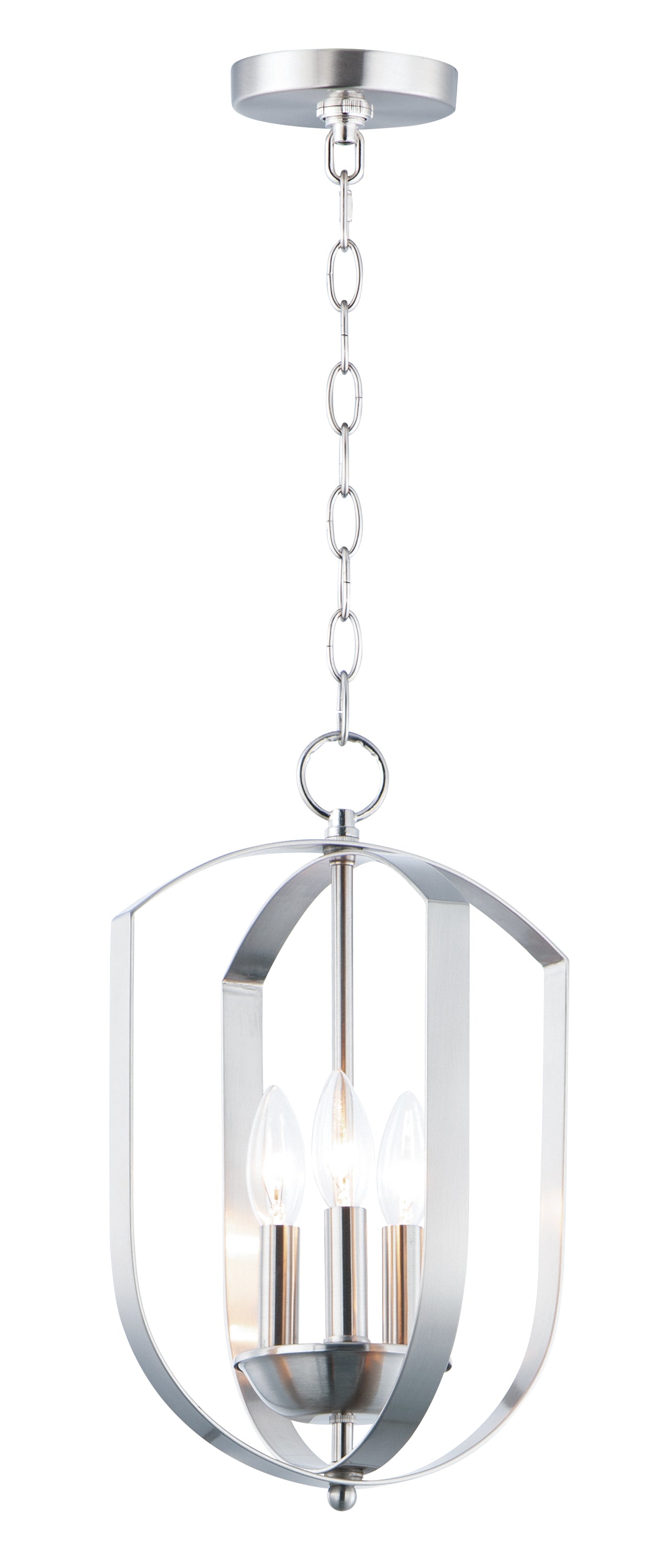 Provident 3-Light Chandelier Satin Nickel by Maxim Lighting