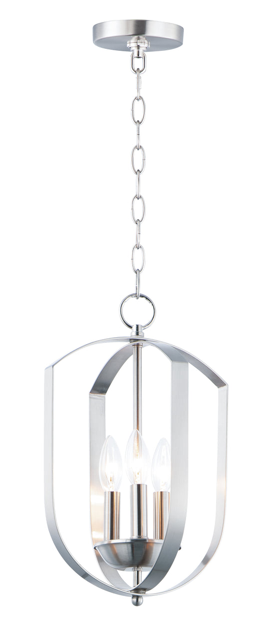 Provident 3-Light Chandelier Satin Nickel by Maxim Lighting