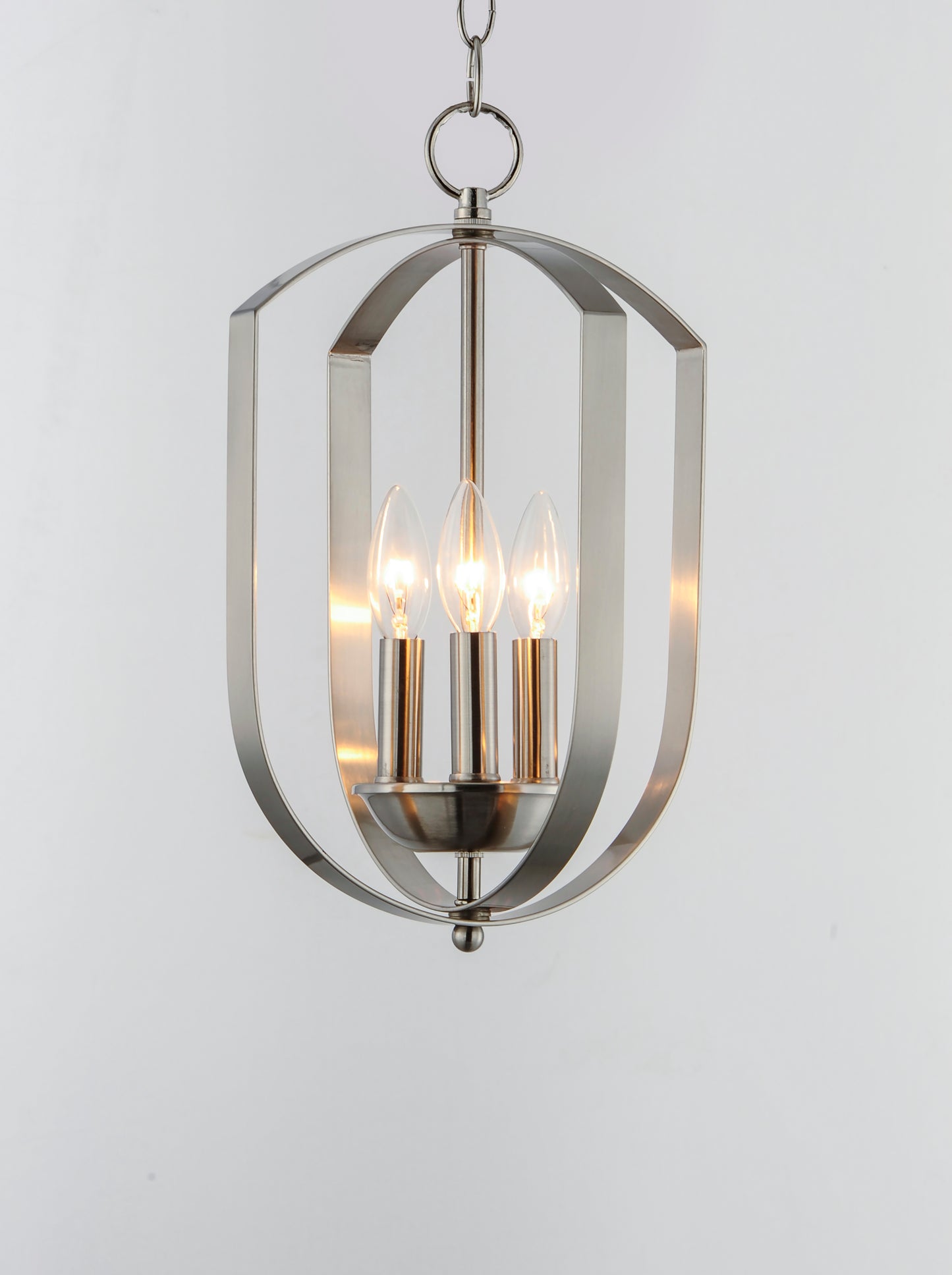 Provident 3-Light Chandelier Satin Nickel by Maxim Lighting