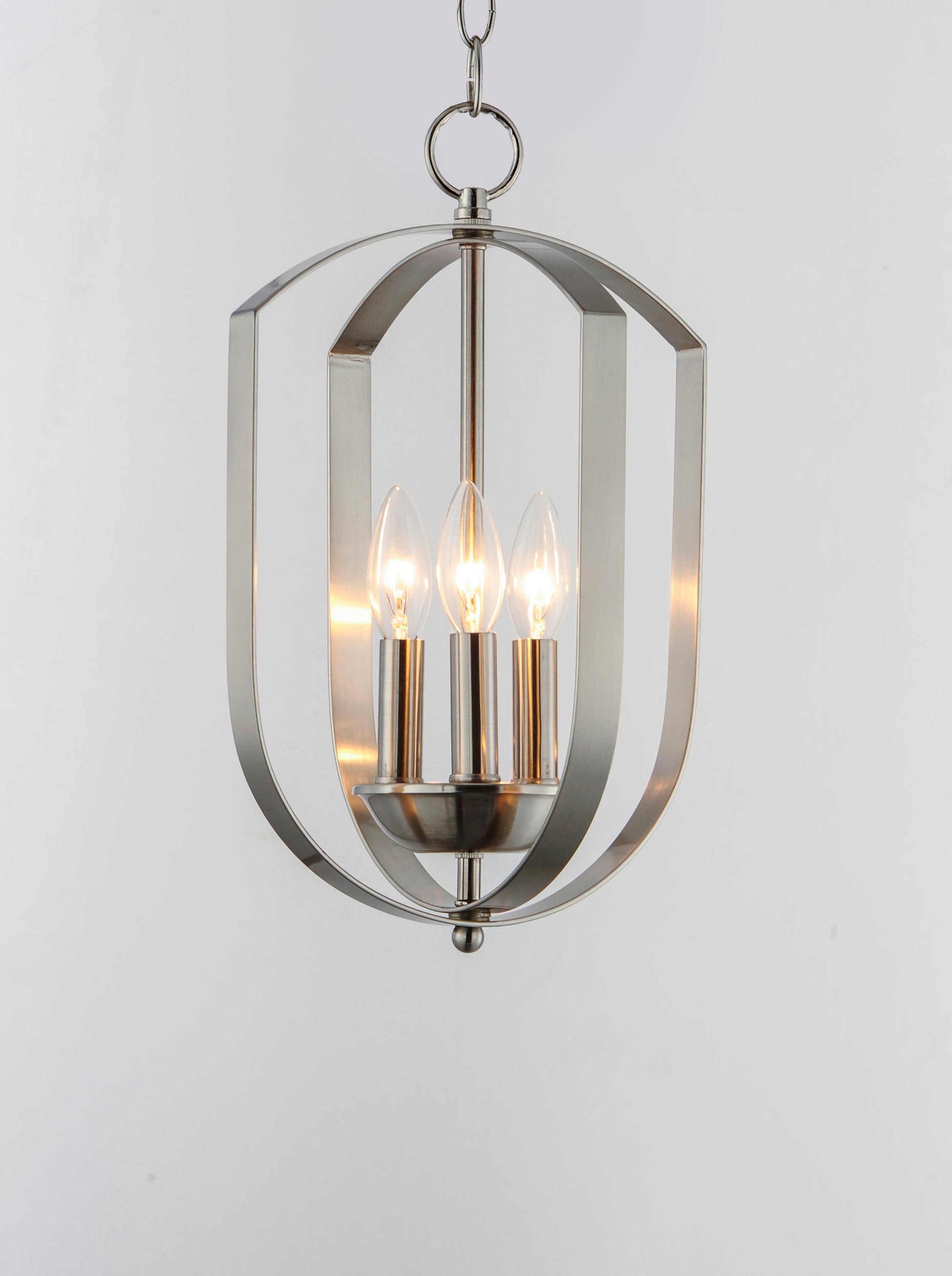 Provident 3-Light Chandelier Satin Nickel by Maxim Lighting