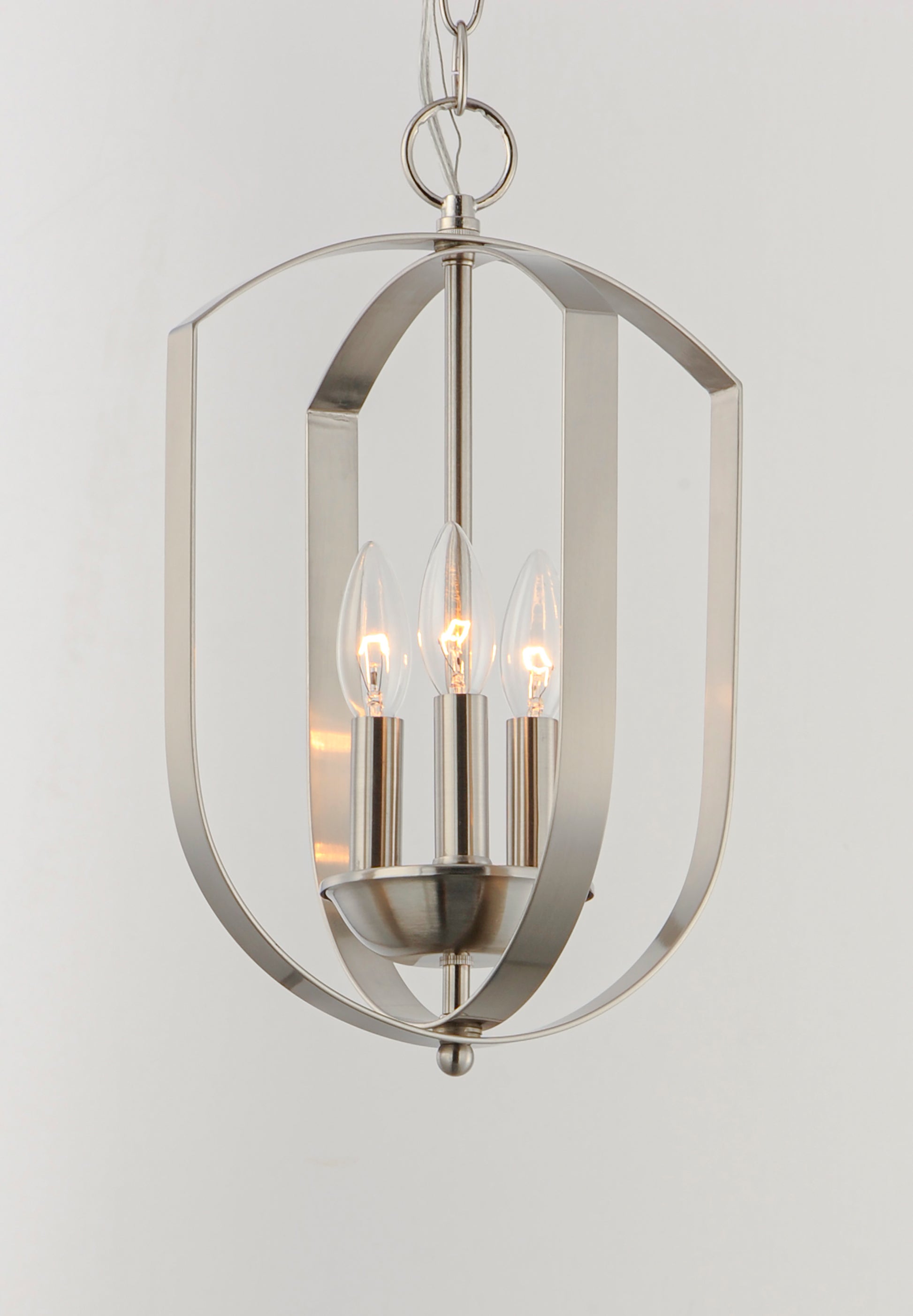 Provident 3-Light Chandelier Satin Nickel by Maxim Lighting