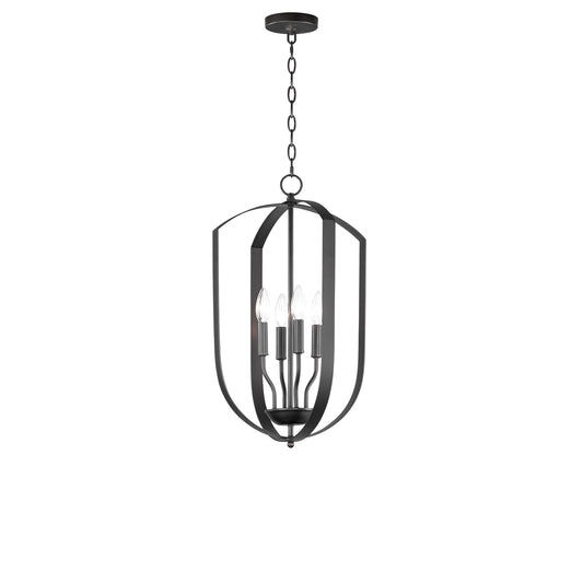 Provident 4-Light Chandelier Black by Maxim Lighting