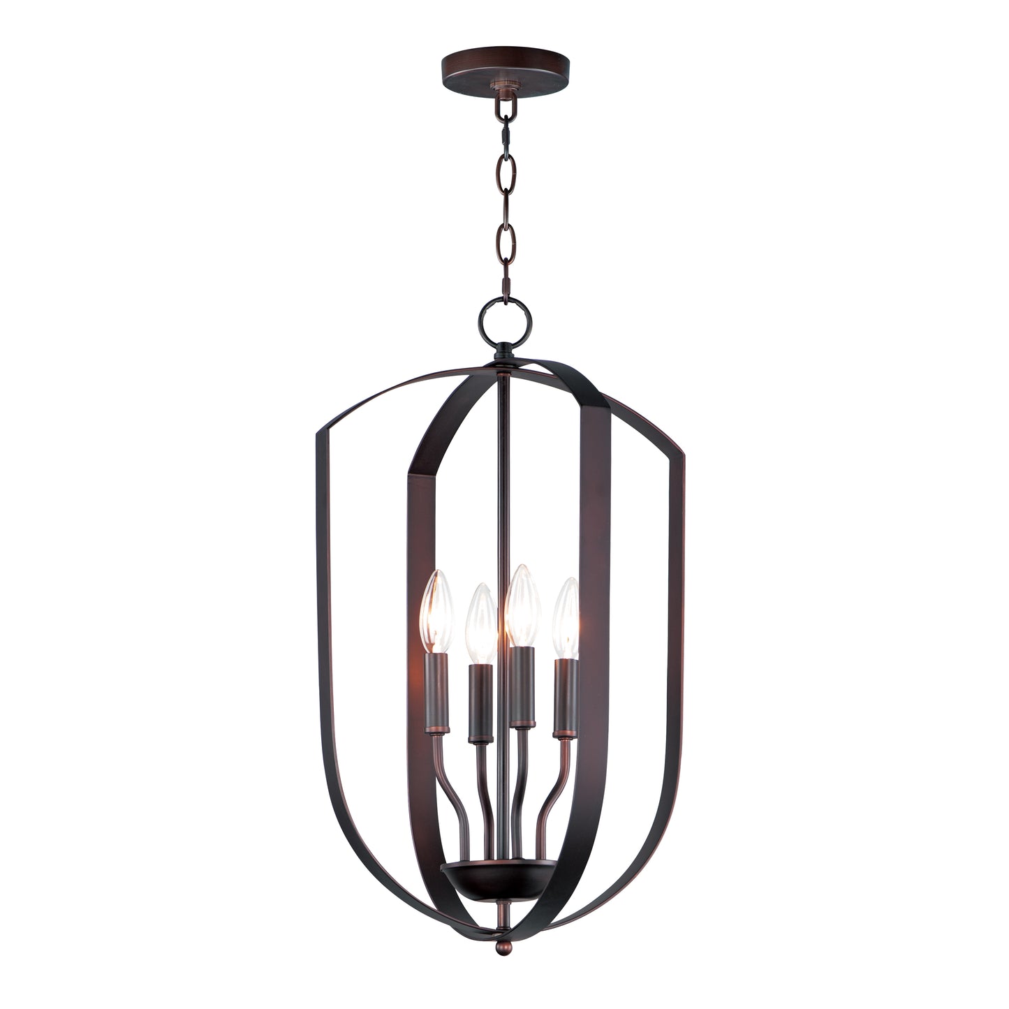 Provident 4-Light Chandelier Oil Rubbed Bronze by Maxim Lighting