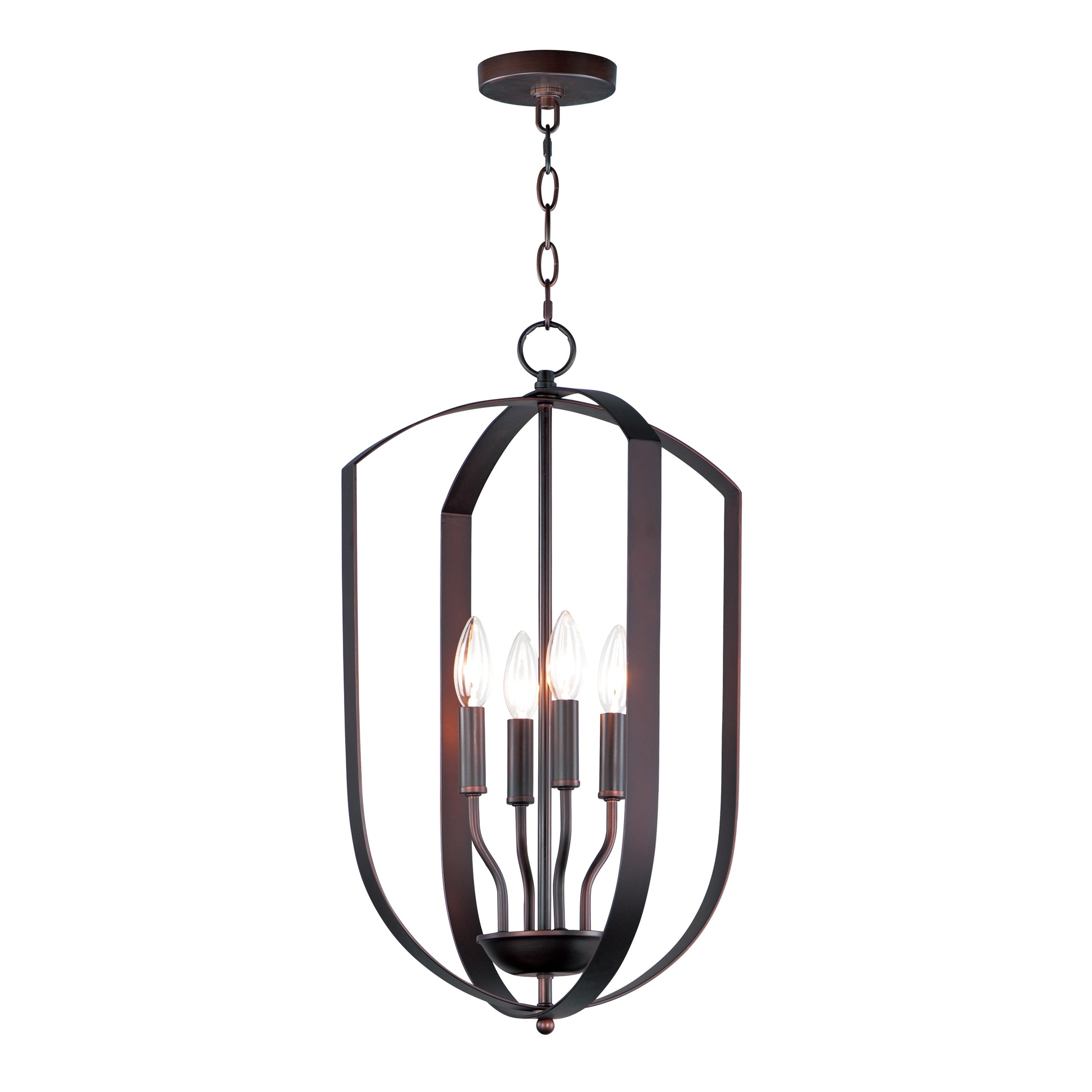 Provident 4-Light Chandelier Oil Rubbed Bronze by Maxim Lighting
