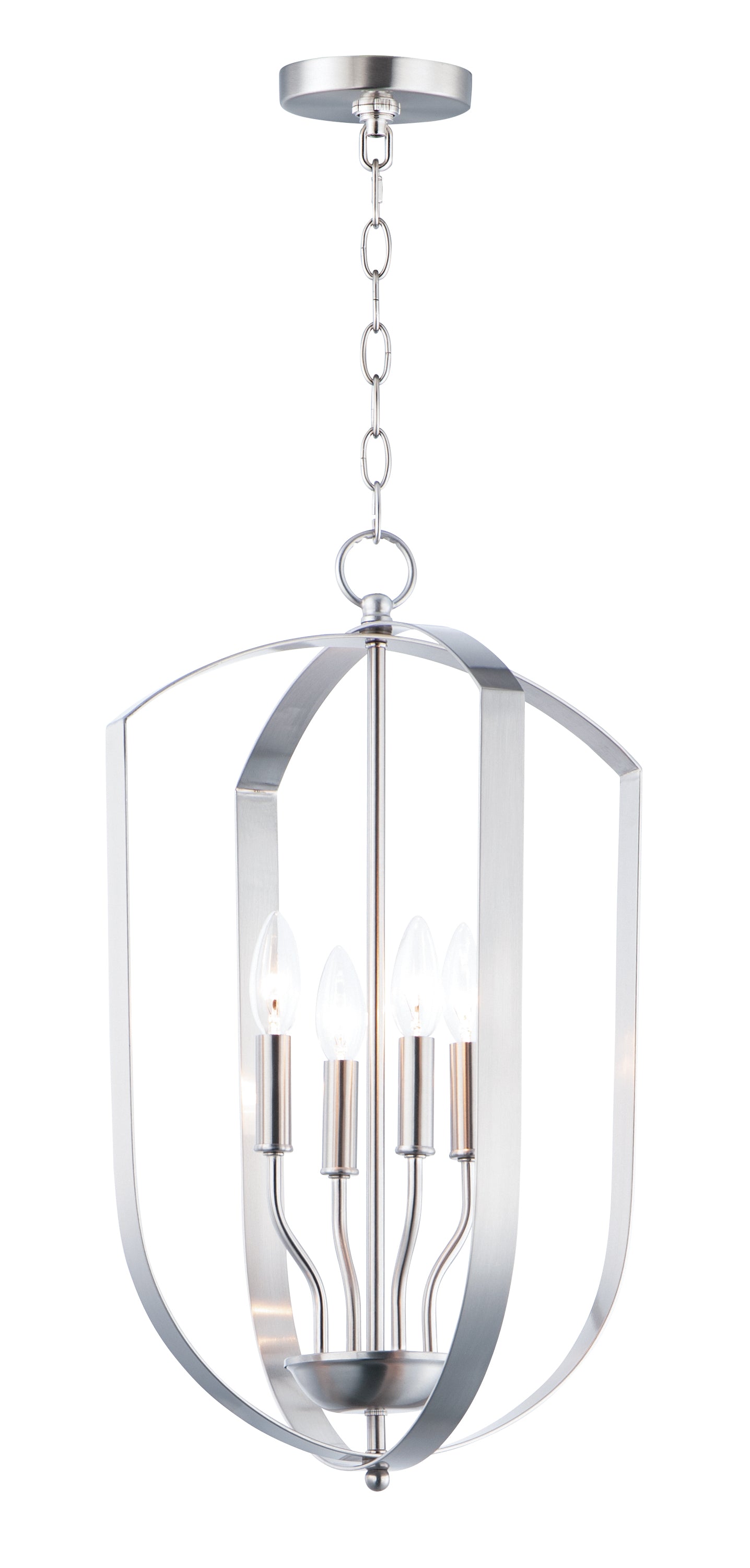 Provident 4-Light Chandelier Satin Nickel by Maxim Lighting