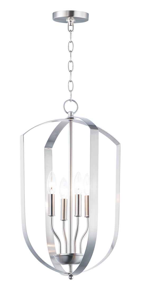 Provident 4-Light Chandelier Satin Nickel by Maxim Lighting