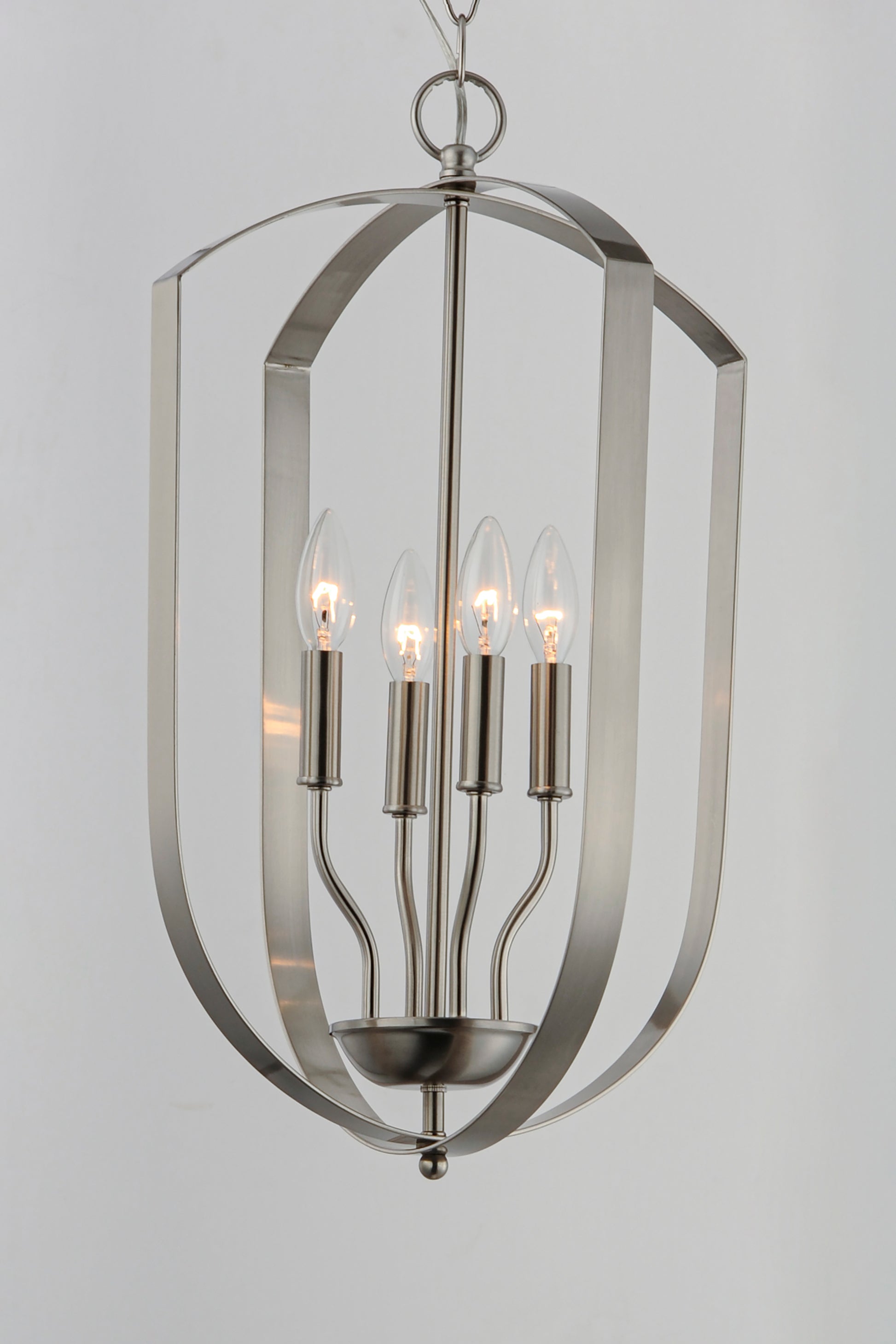 Provident 4-Light Chandelier Satin Nickel by Maxim Lighting