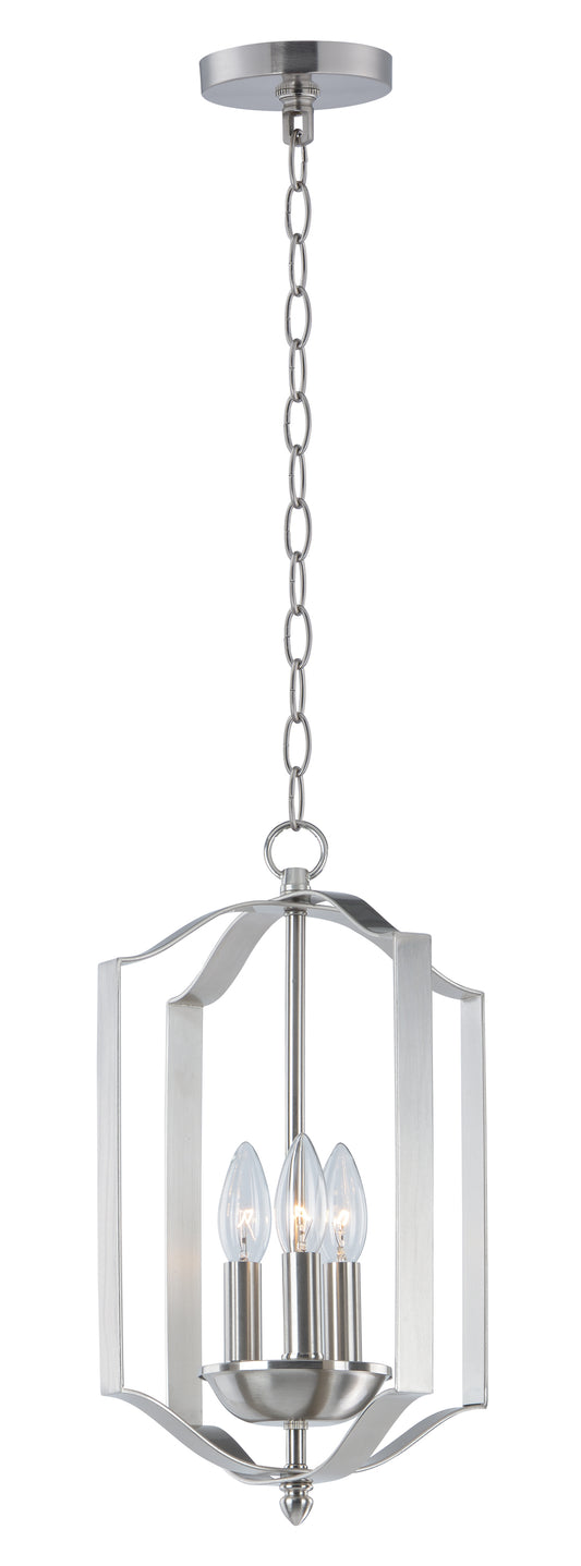 Provident 3-Light Chandelier Satin Nickel by Maxim Lighting