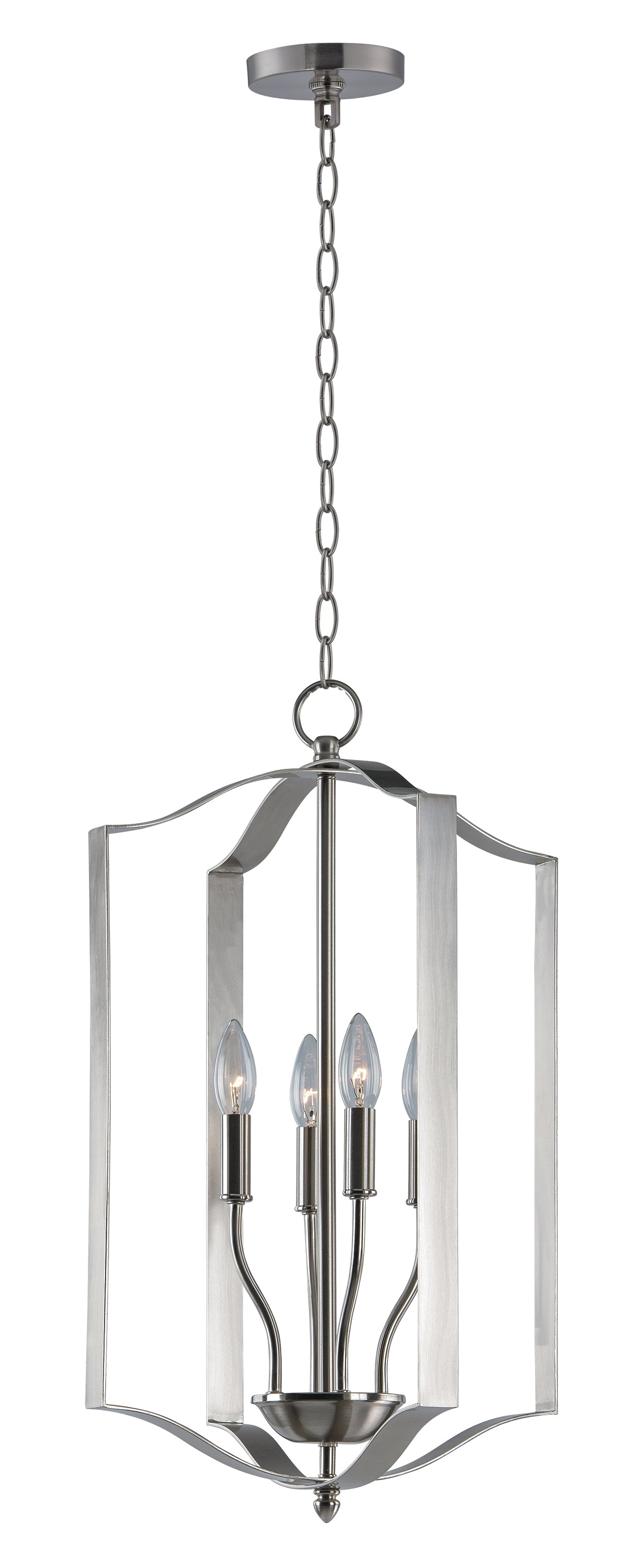 Provident 4-Light Chandelier Satin Nickel by Maxim Lighting