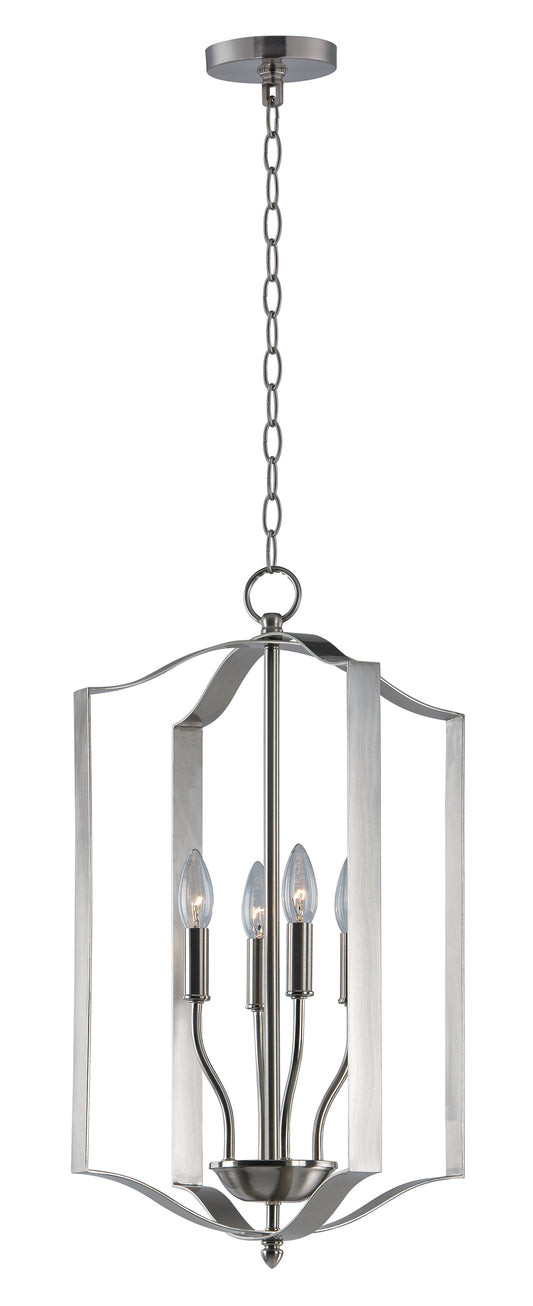 Provident 4-Light Chandelier Satin Nickel by Maxim Lighting