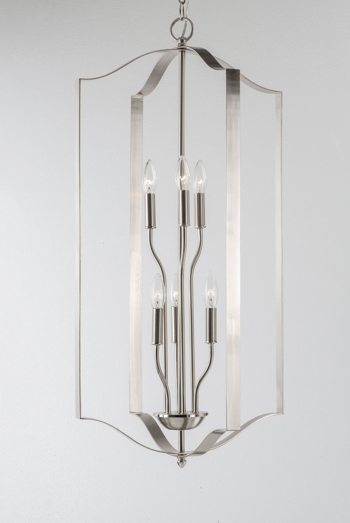 Provident 6-Light Chandelier Satin Nickel by Maxim Lighting