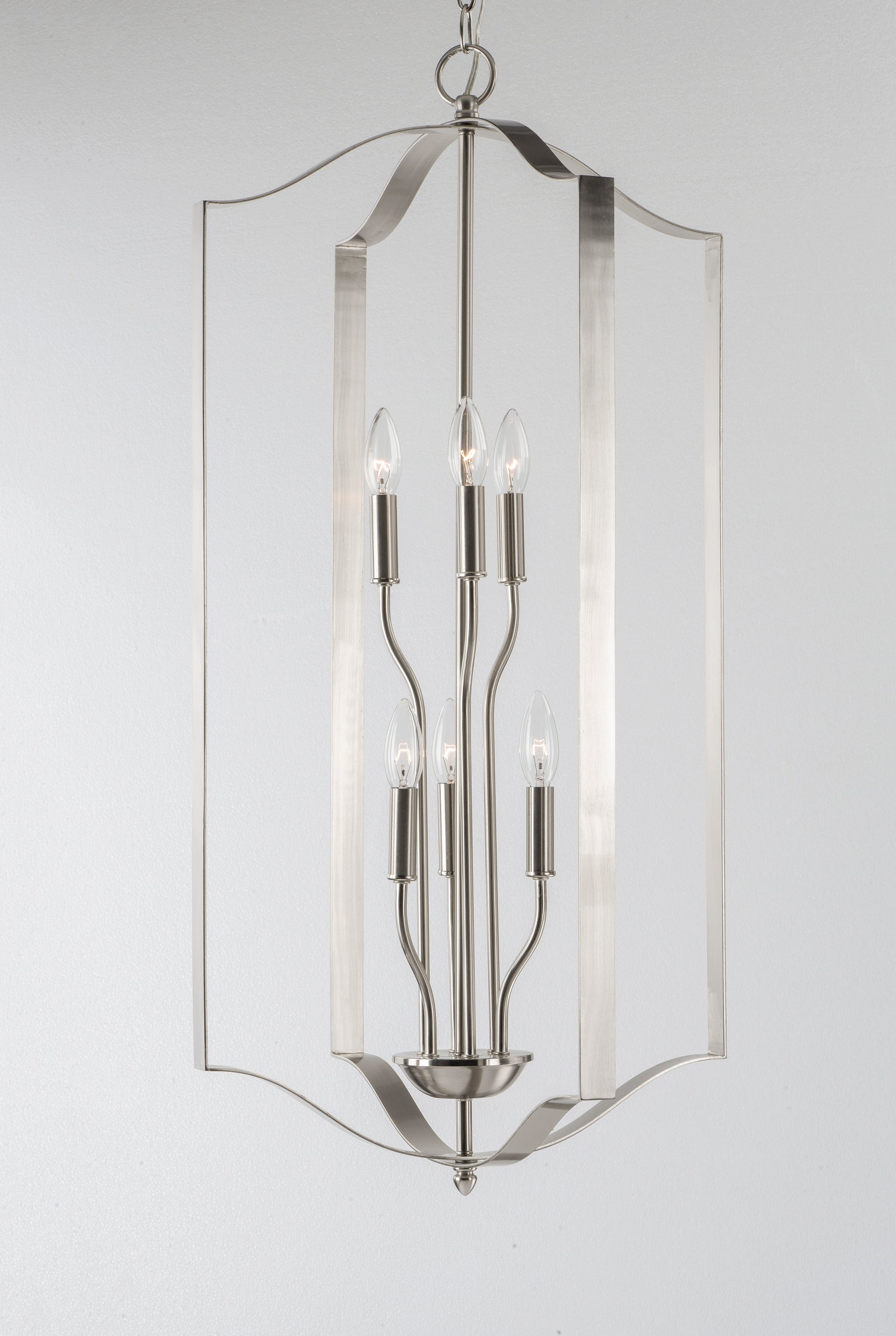 Provident 6-Light Chandelier Satin Nickel by Maxim Lighting