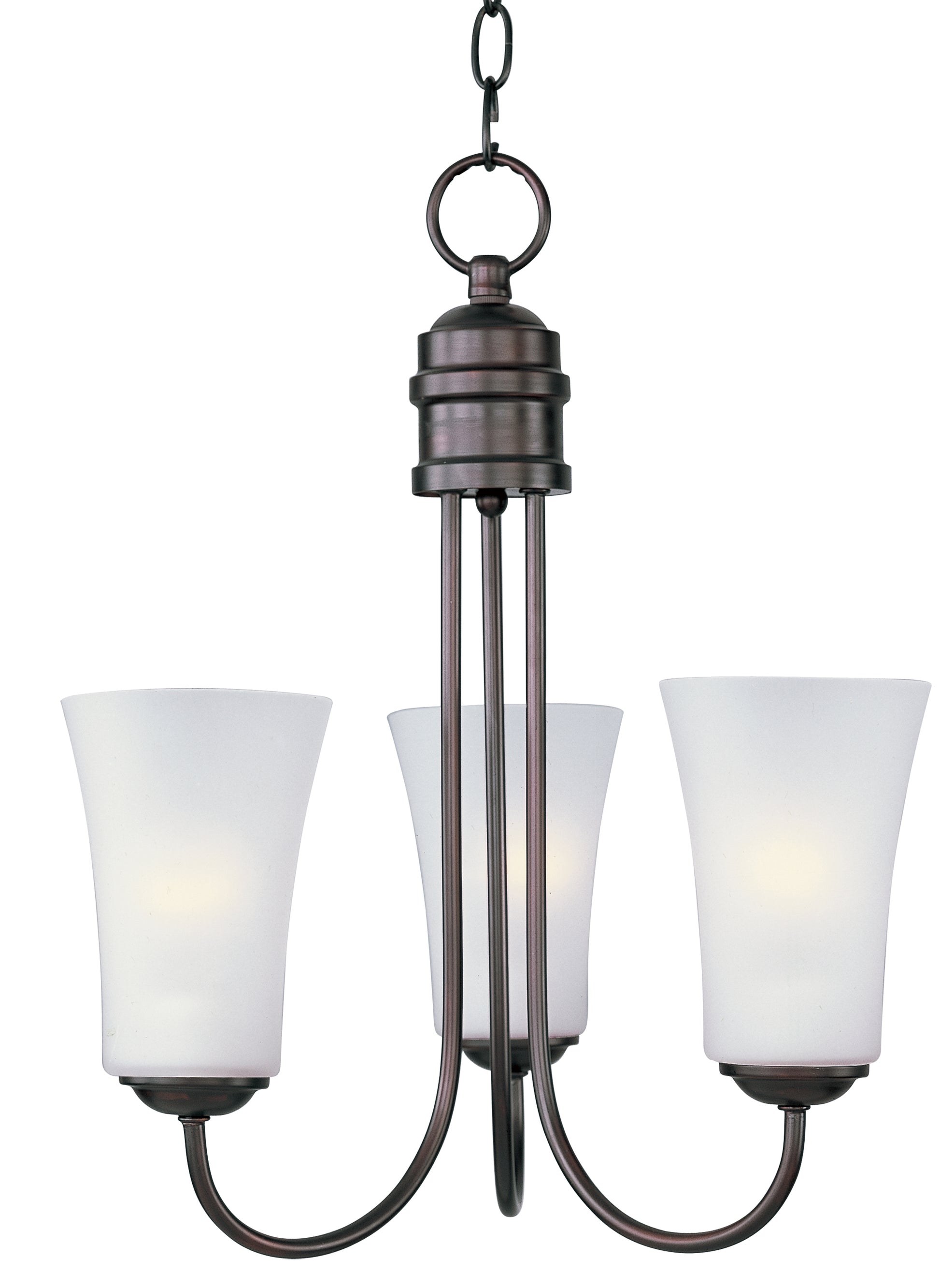 Logan 3-Light Chandelier Oil Rubbed Bronze by Maxim Lighting