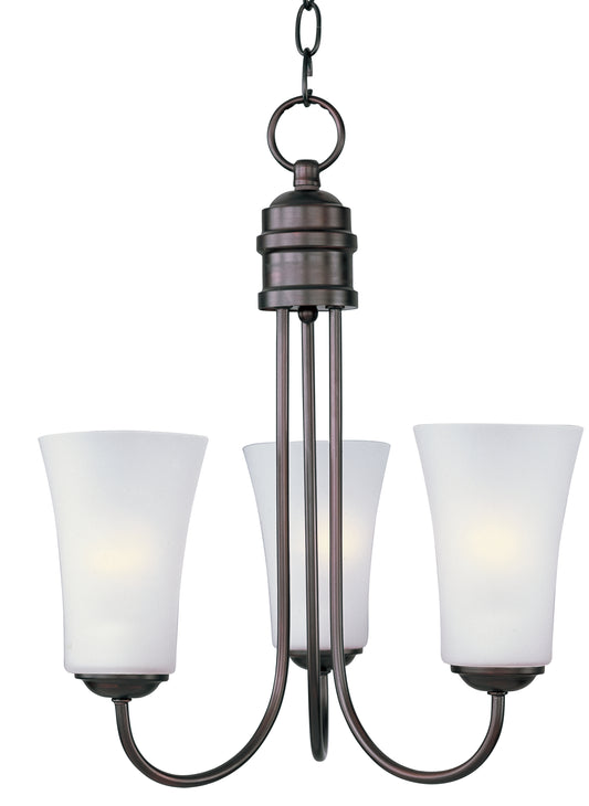 Logan 3-Light Chandelier Oil Rubbed Bronze by Maxim Lighting