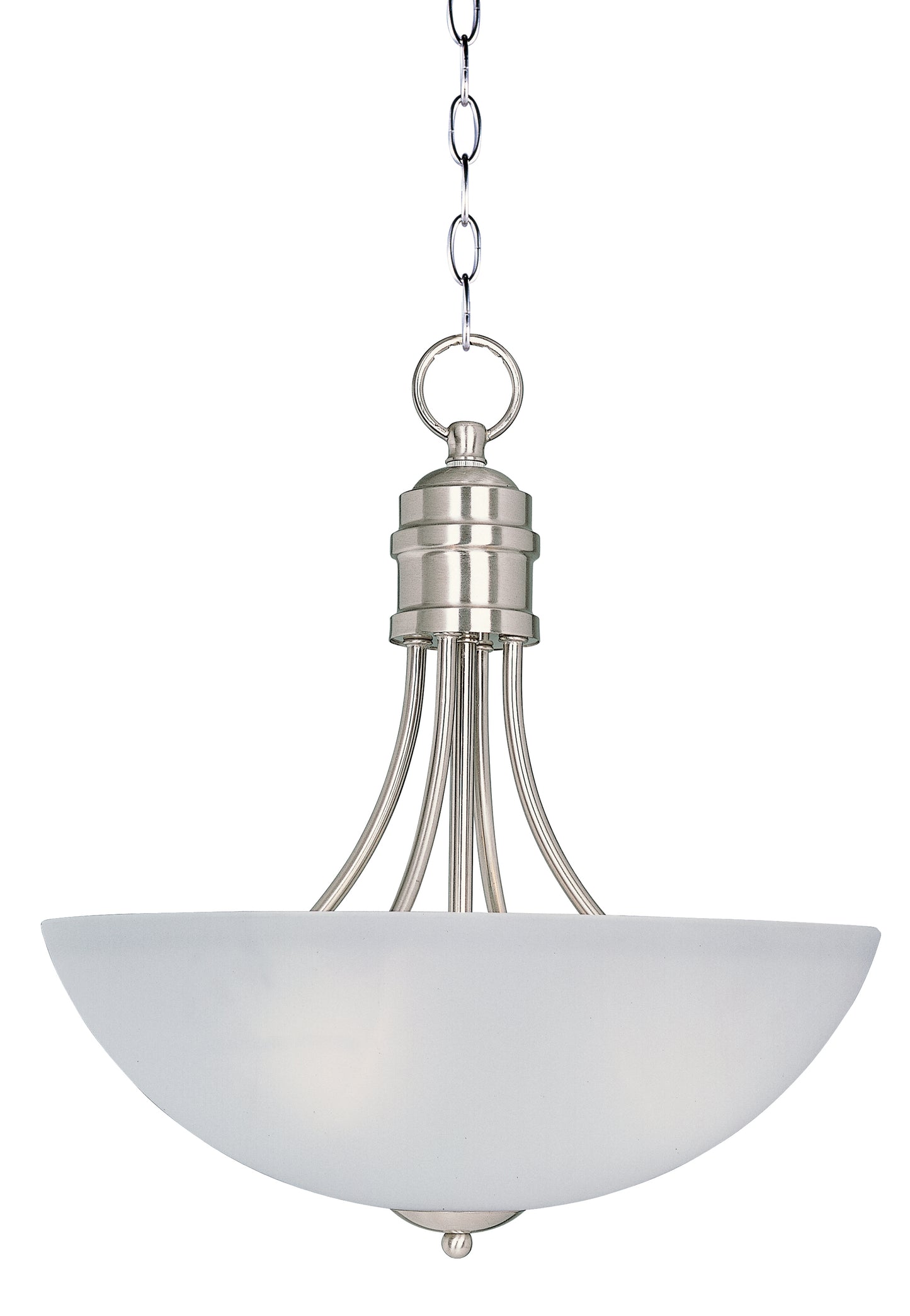 Logan 3-Light Pendant Satin Nickel by Maxim Lighting