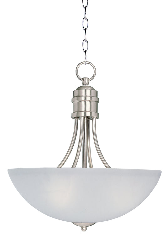 Logan 3-Light Pendant Satin Nickel by Maxim Lighting
