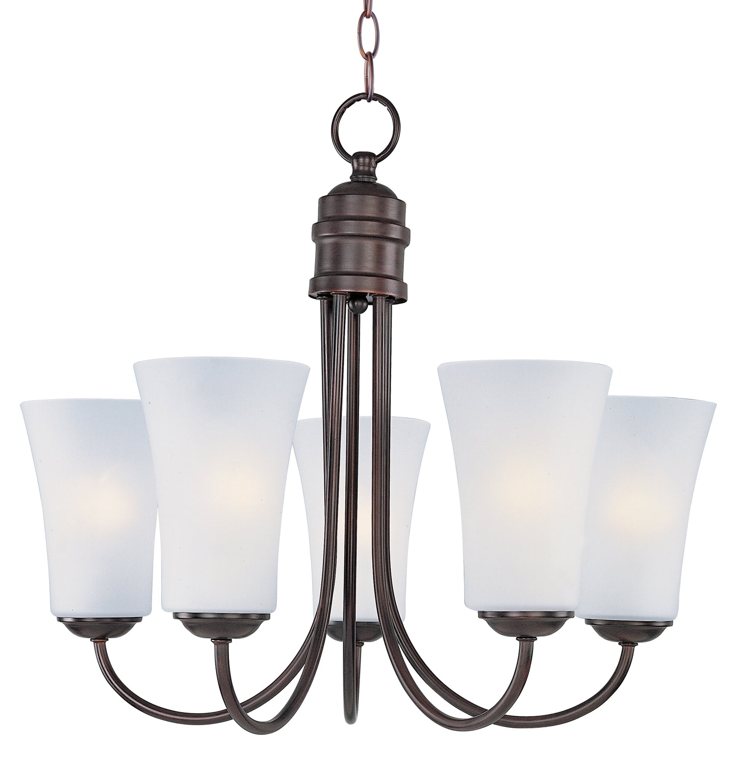 Logan 5-Light Chandelier Oil Rubbed Bronze by Maxim Lighting