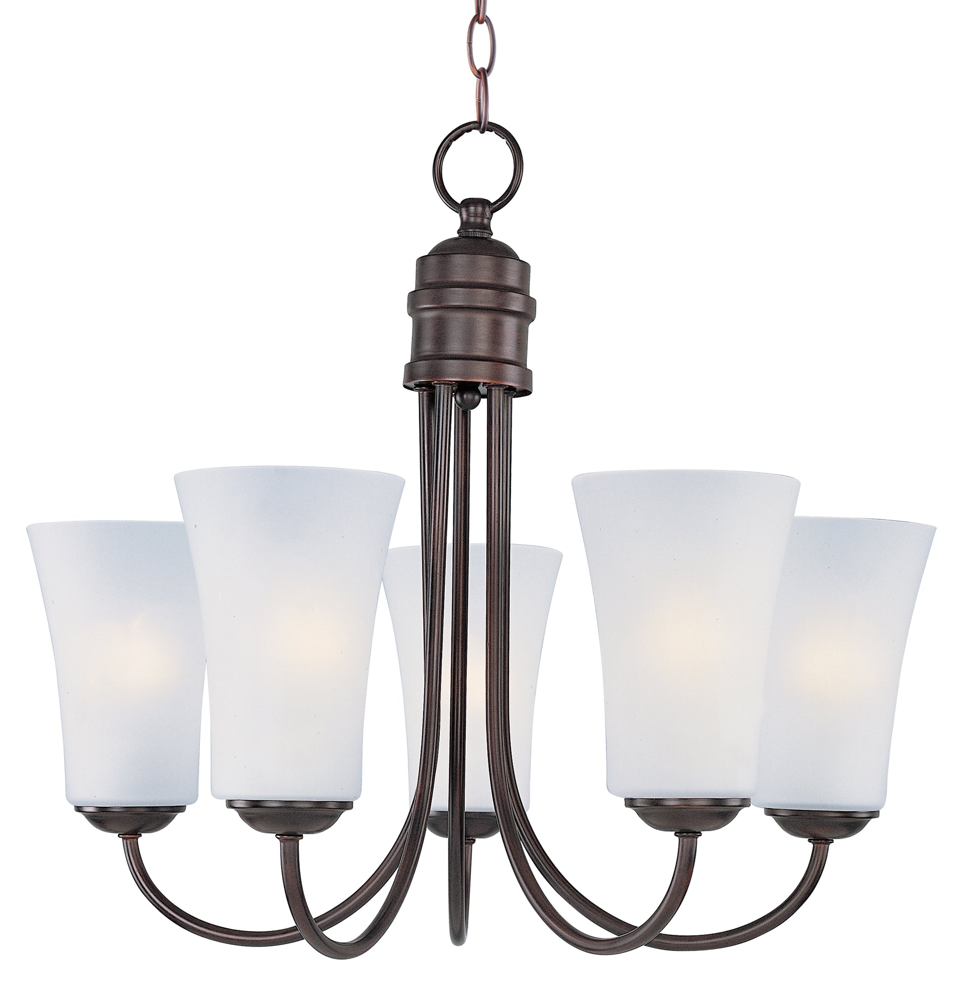 Logan 5-Light Chandelier Oil Rubbed Bronze by Maxim Lighting