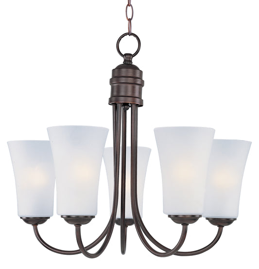 Logan 5-Light Chandelier Oil Rubbed Bronze by Maxim Lighting
