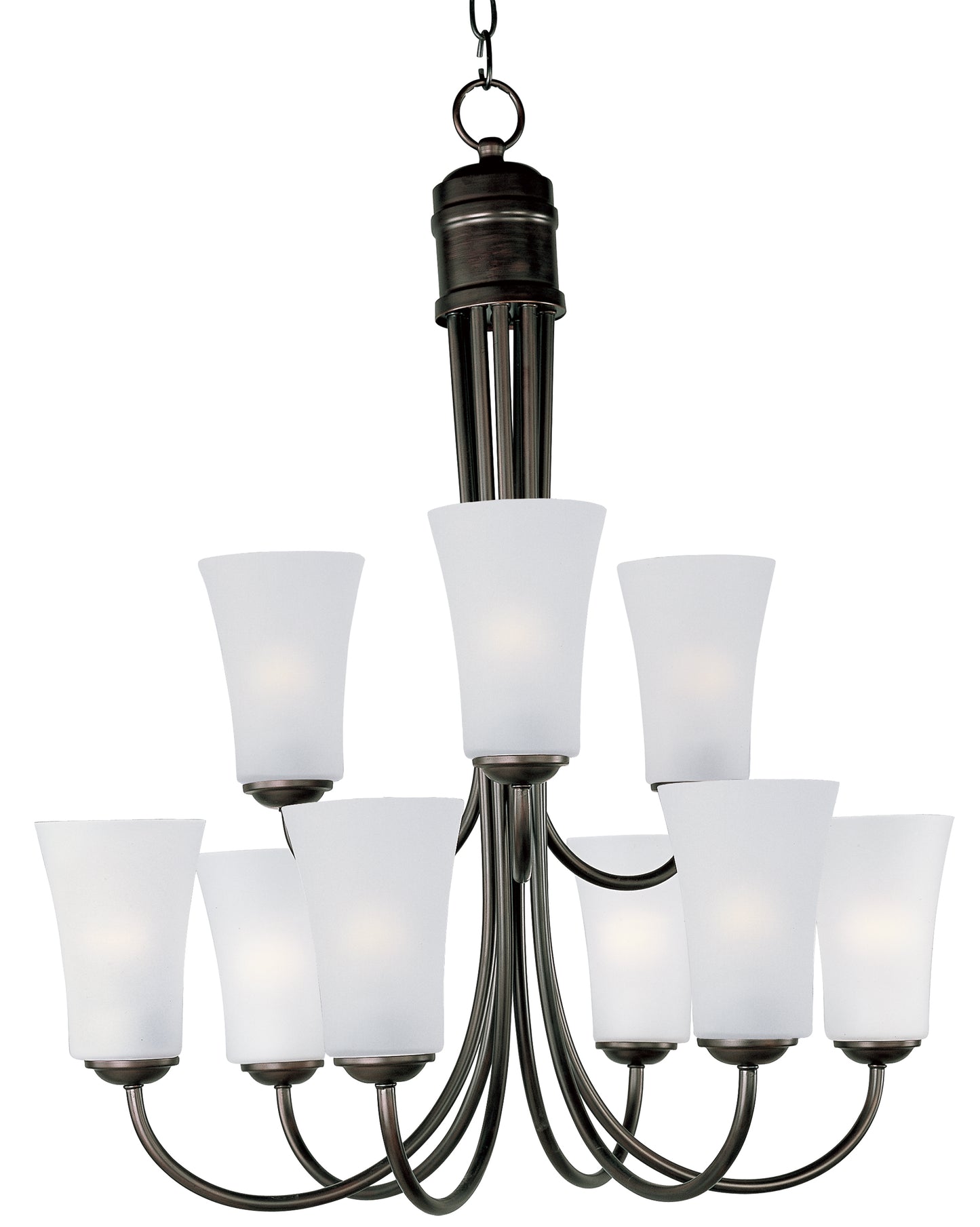 Logan 9-Light Chandelier Oil Rubbed Bronze by Maxim Lighting