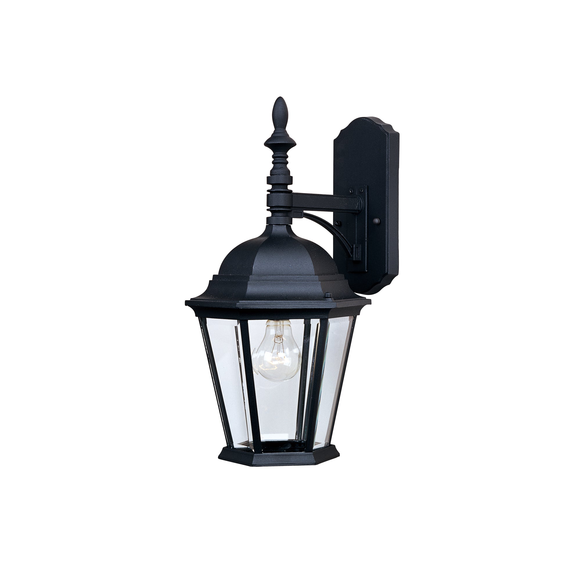 Westlake Cast Outdoor Wall Lantern Black by Maxim Lighting