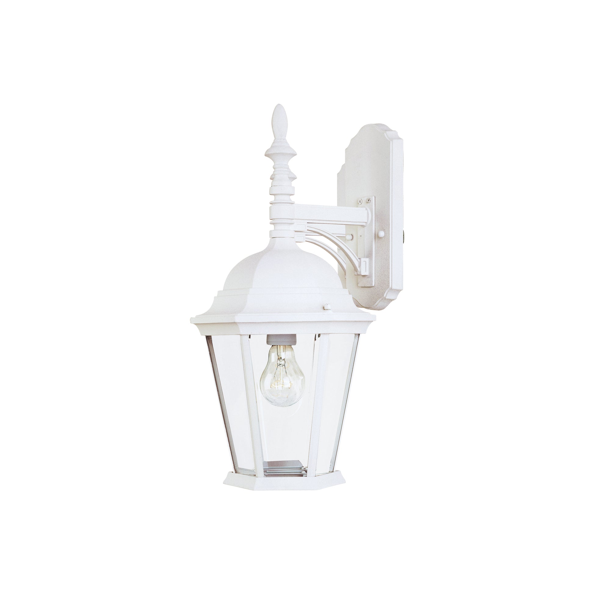 Westlake Cast Outdoor Wall Lantern White by Maxim Lighting