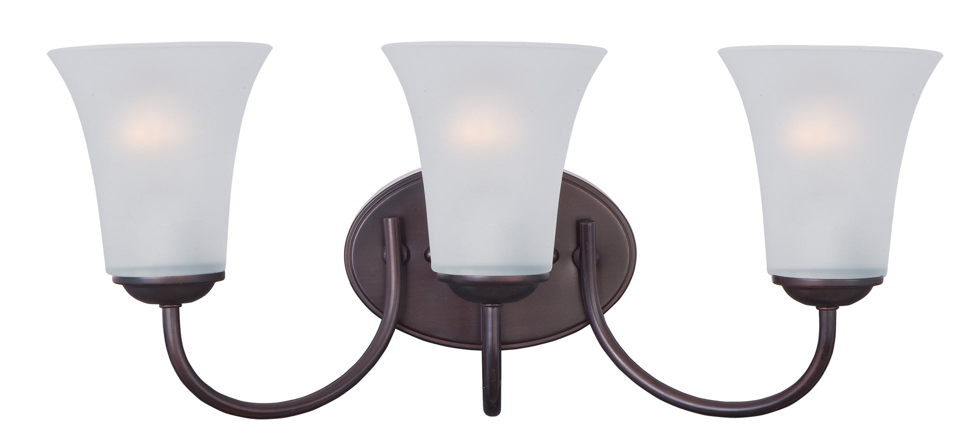 Logan 3-Light Bath Vanity Oil Rubbed Bronze by Maxim Lighting