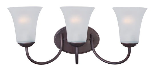 Logan 3-Light Bath Vanity Oil Rubbed Bronze by Maxim Lighting