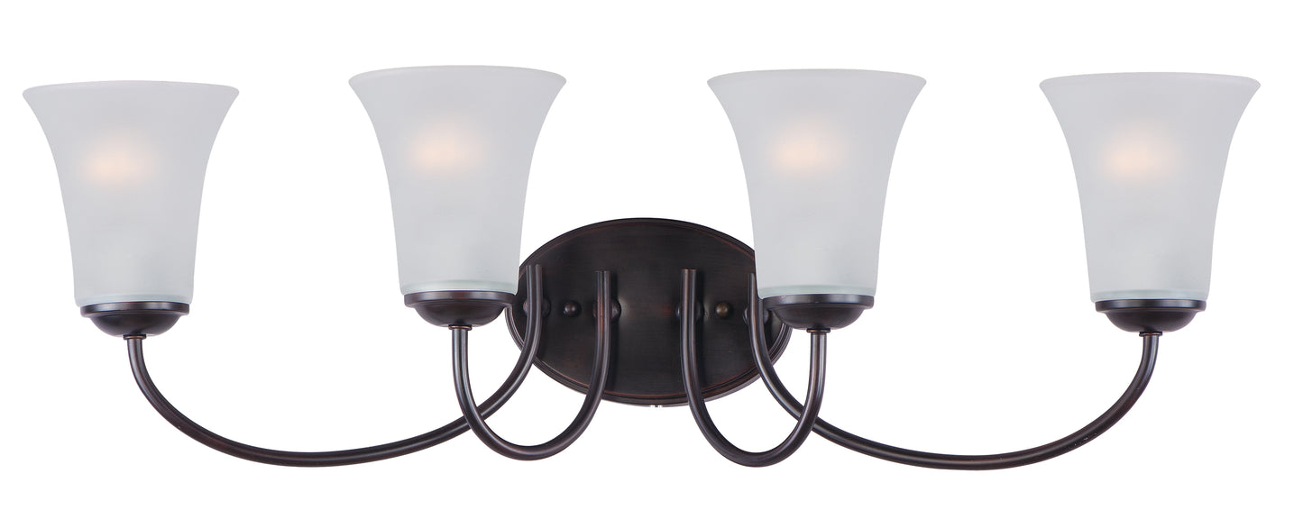 Logan 4-Light Bath Vanity Oil Rubbed Bronze by Maxim Lighting