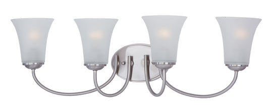 Logan 4-Light Bath Vanity Satin Nickel by Maxim Lighting