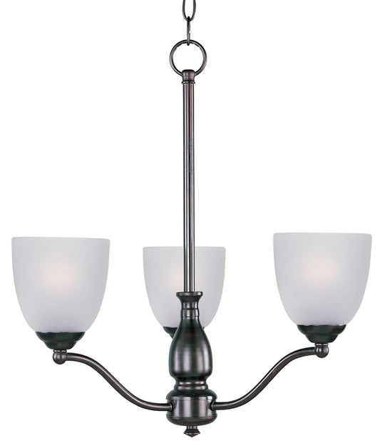 Stefan 3-Light Chandelier Oil Rubbed Bronze by Maxim Lighting